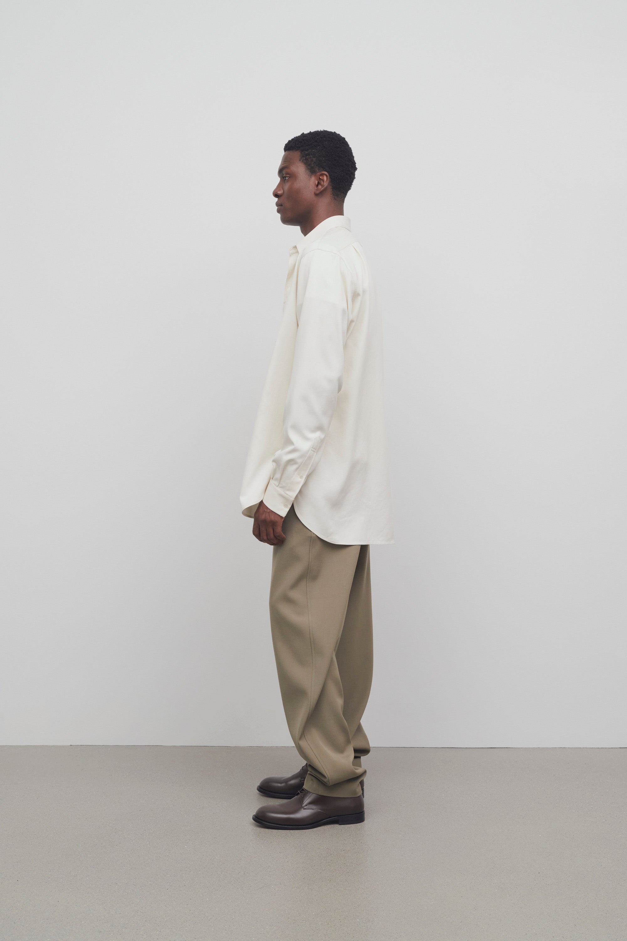 Berkel Pant in Virgin Wool - 4