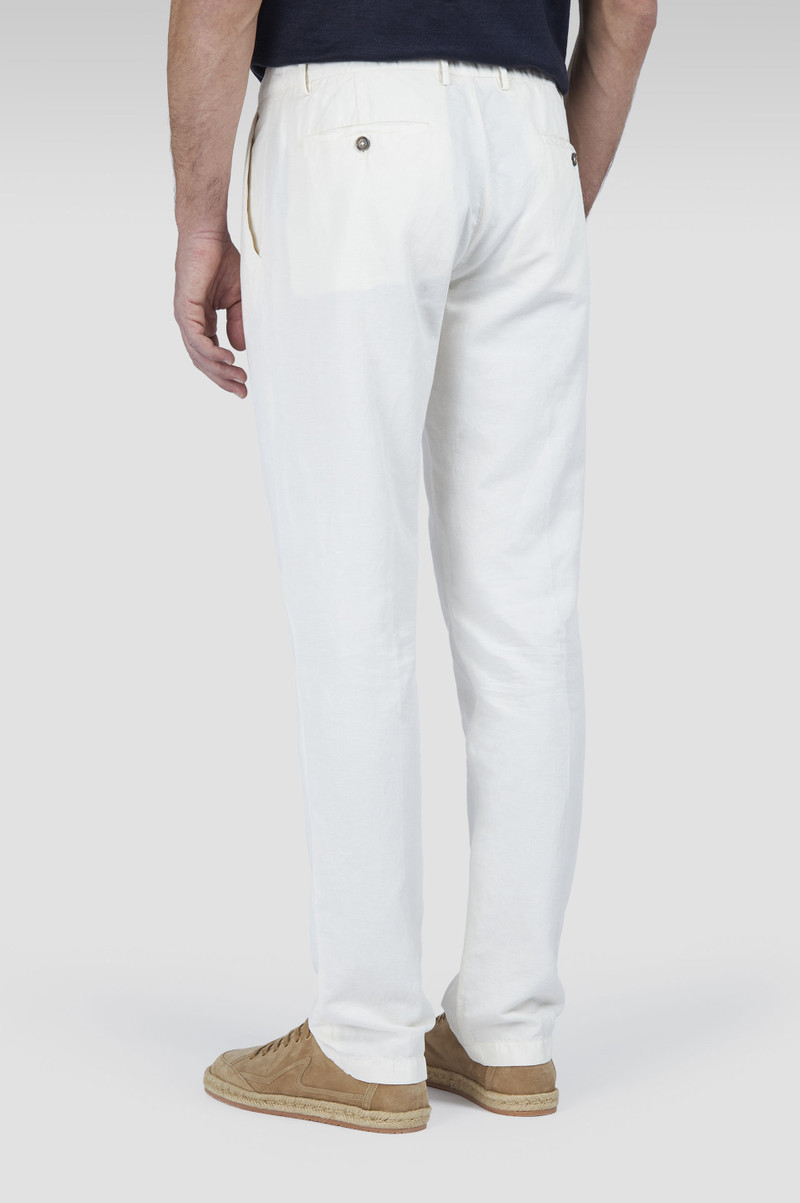 CHINO PANTS IN LINEN AND COTTON 3