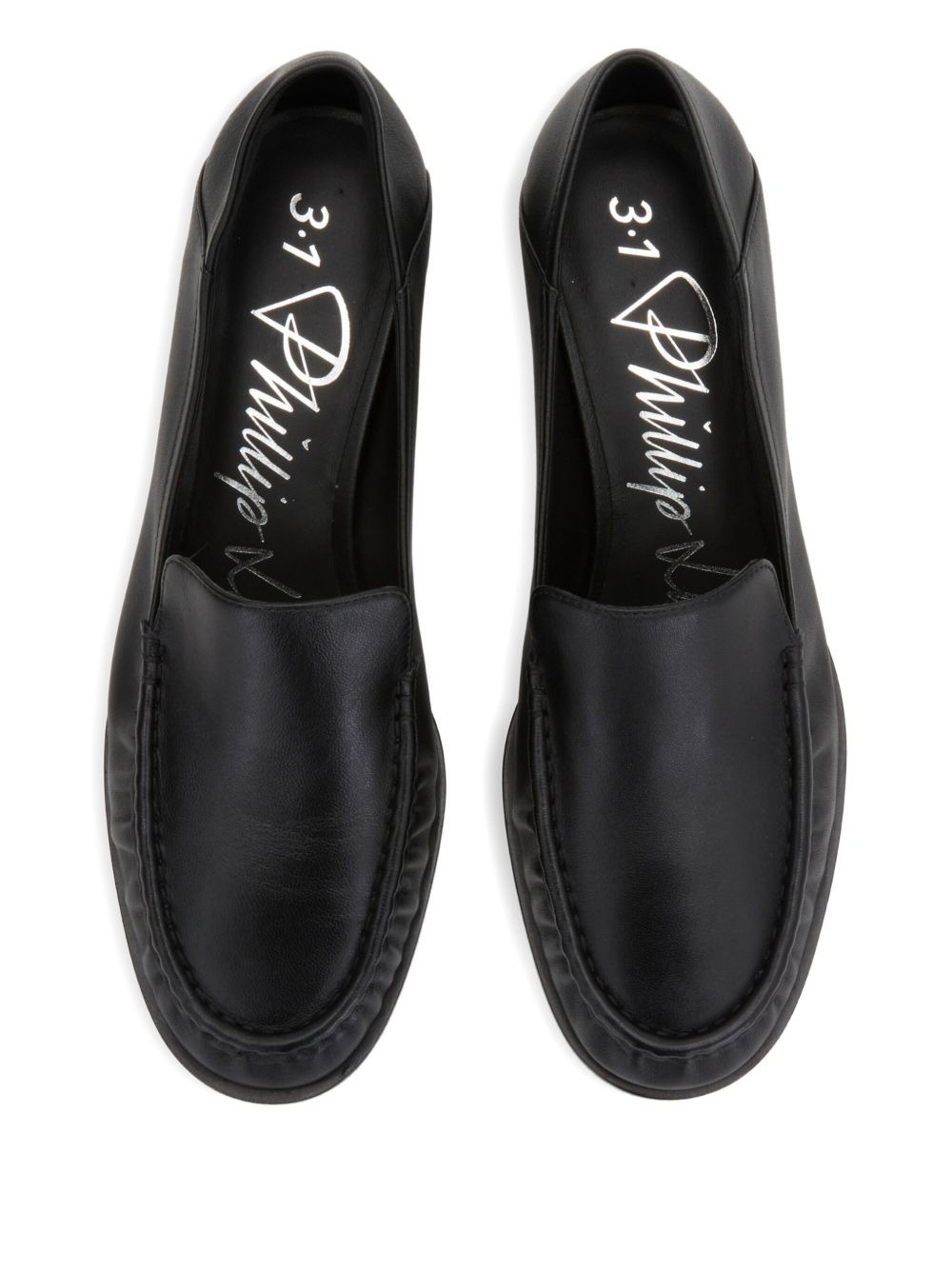 35mm leather loafers - 4
