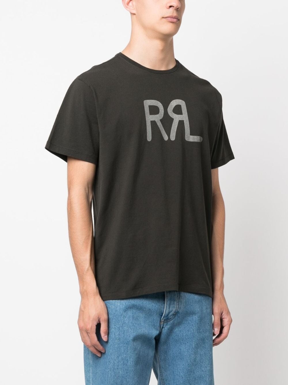 logo-print cotton T-shirt - 3