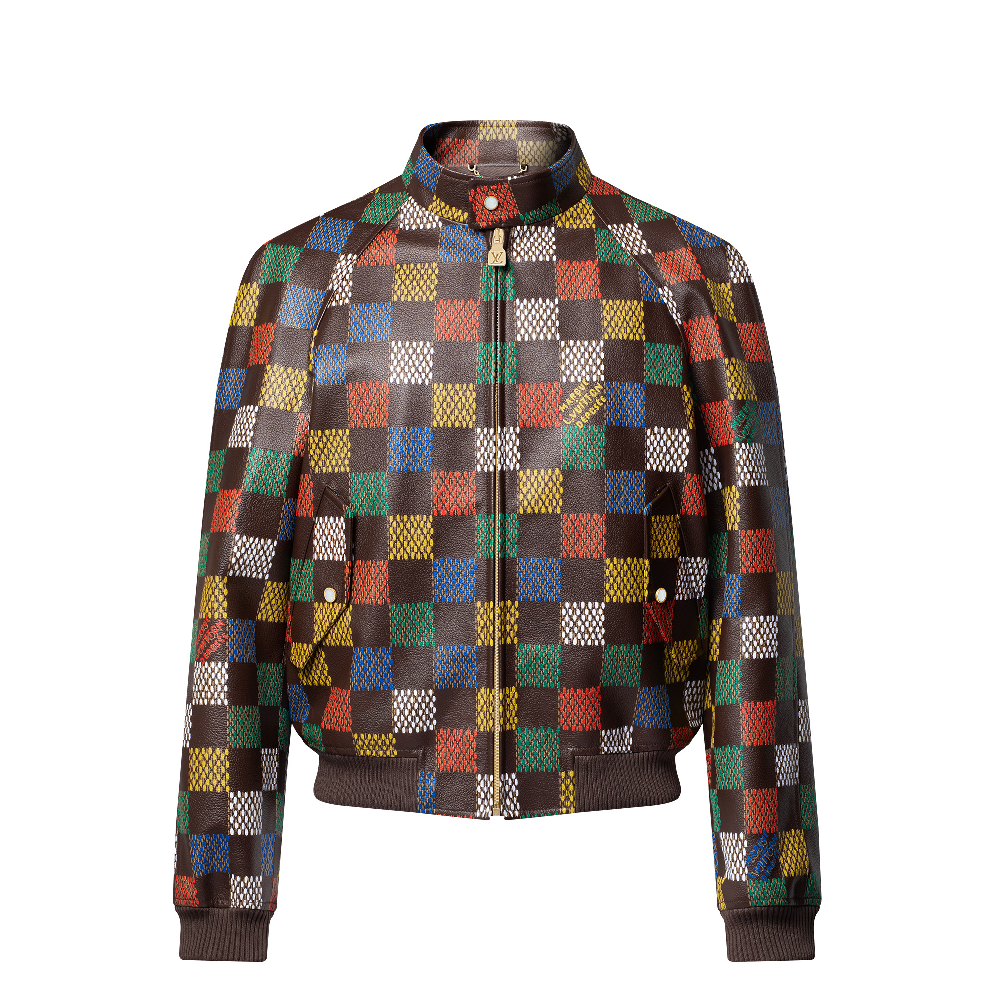 Damier Leather Blouson - 1