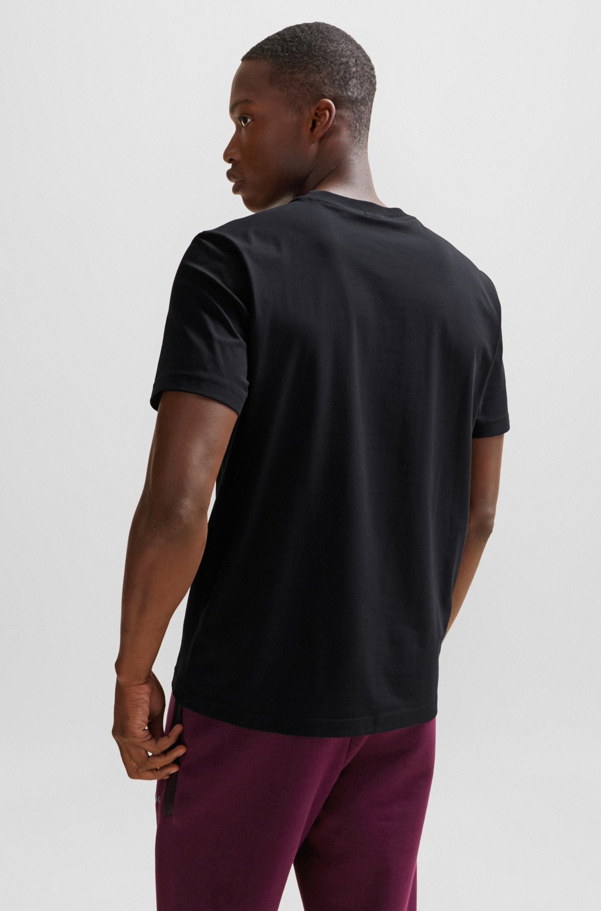 STRETCH-COTTON REGULAR-FIT T-SHIRT WITH SEASONAL ARTWORK - 5