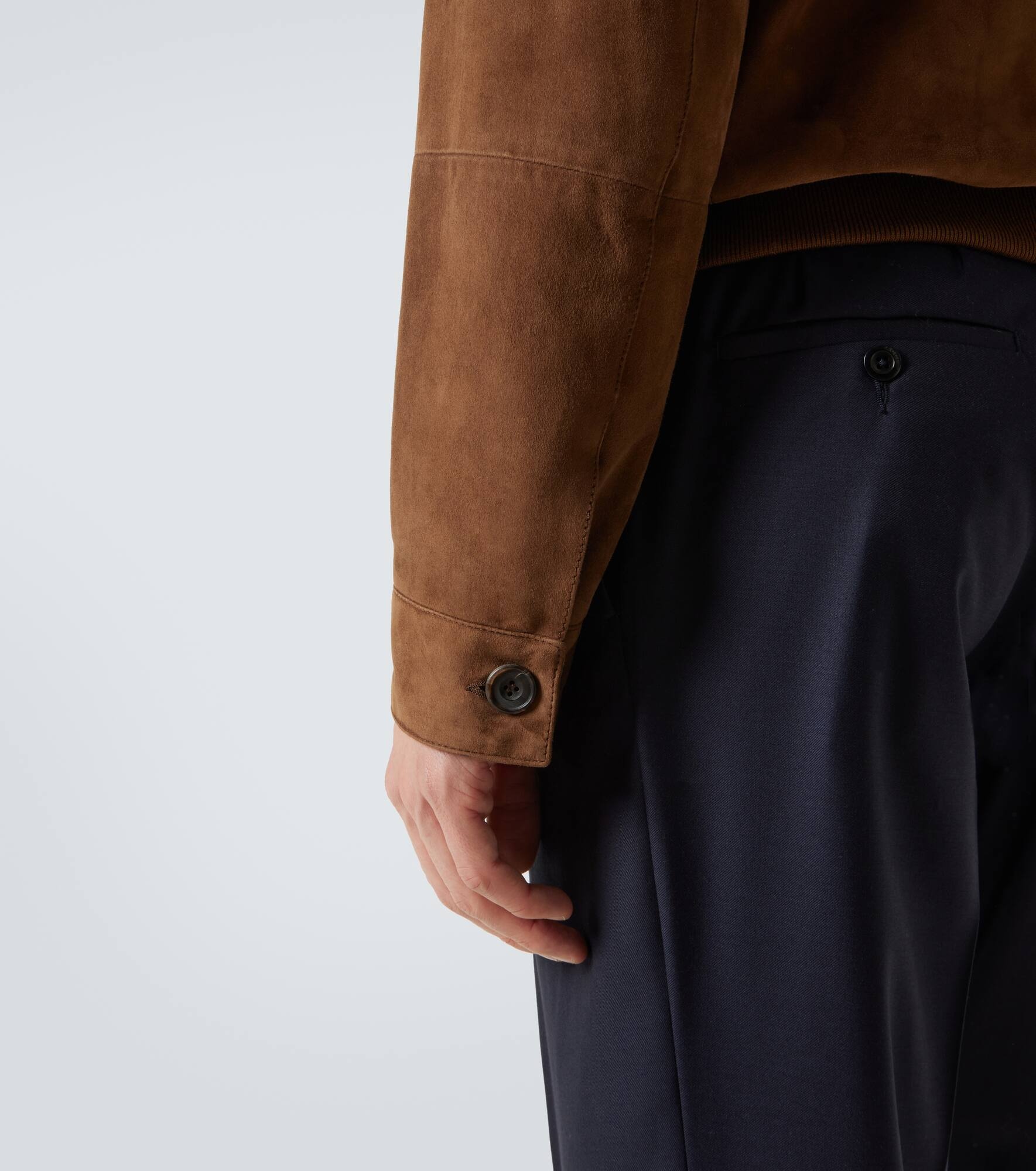 Suede bomber jacket - 6