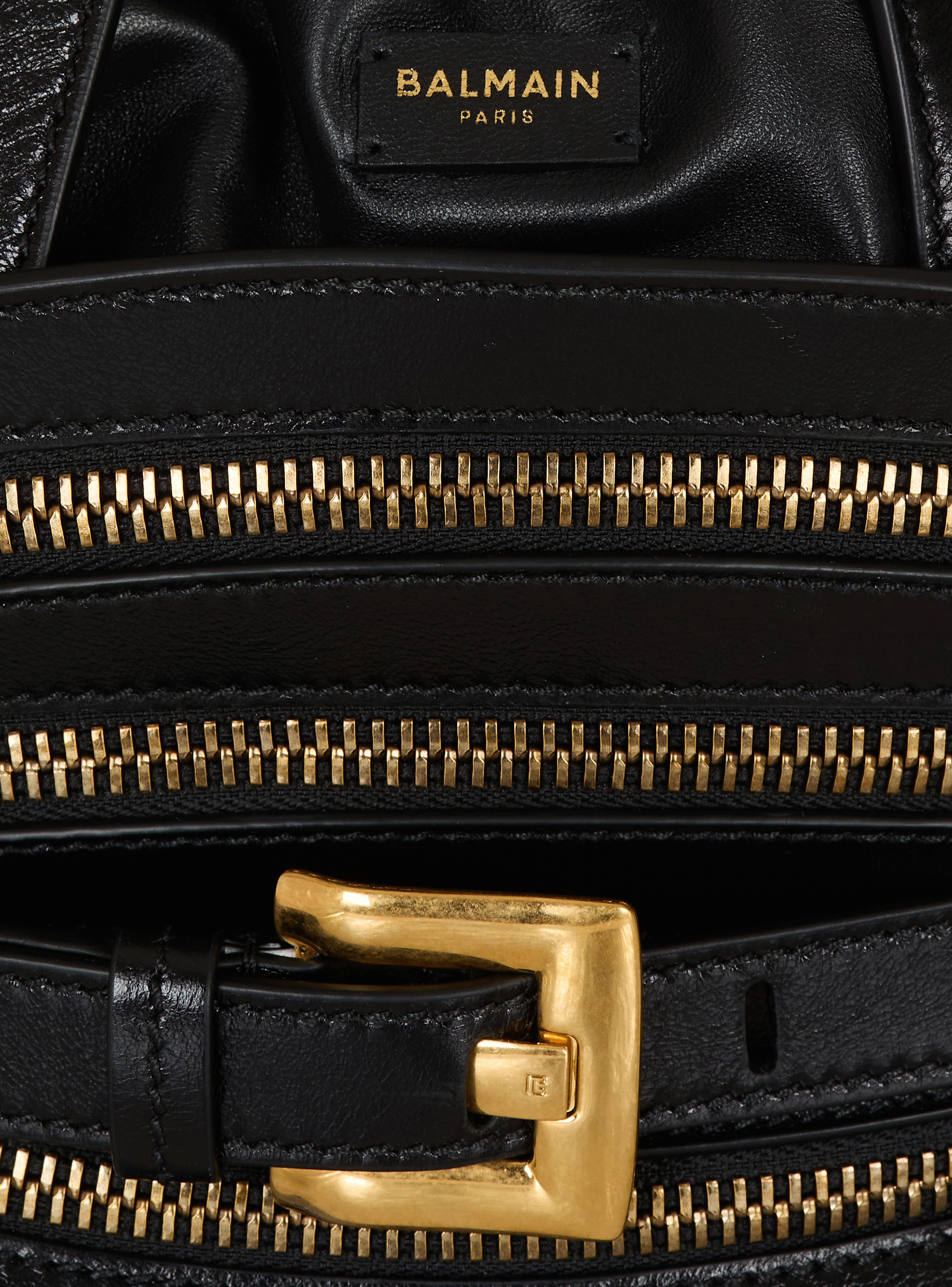 Mini Shuffle Zips bag in calfskin leather - 7