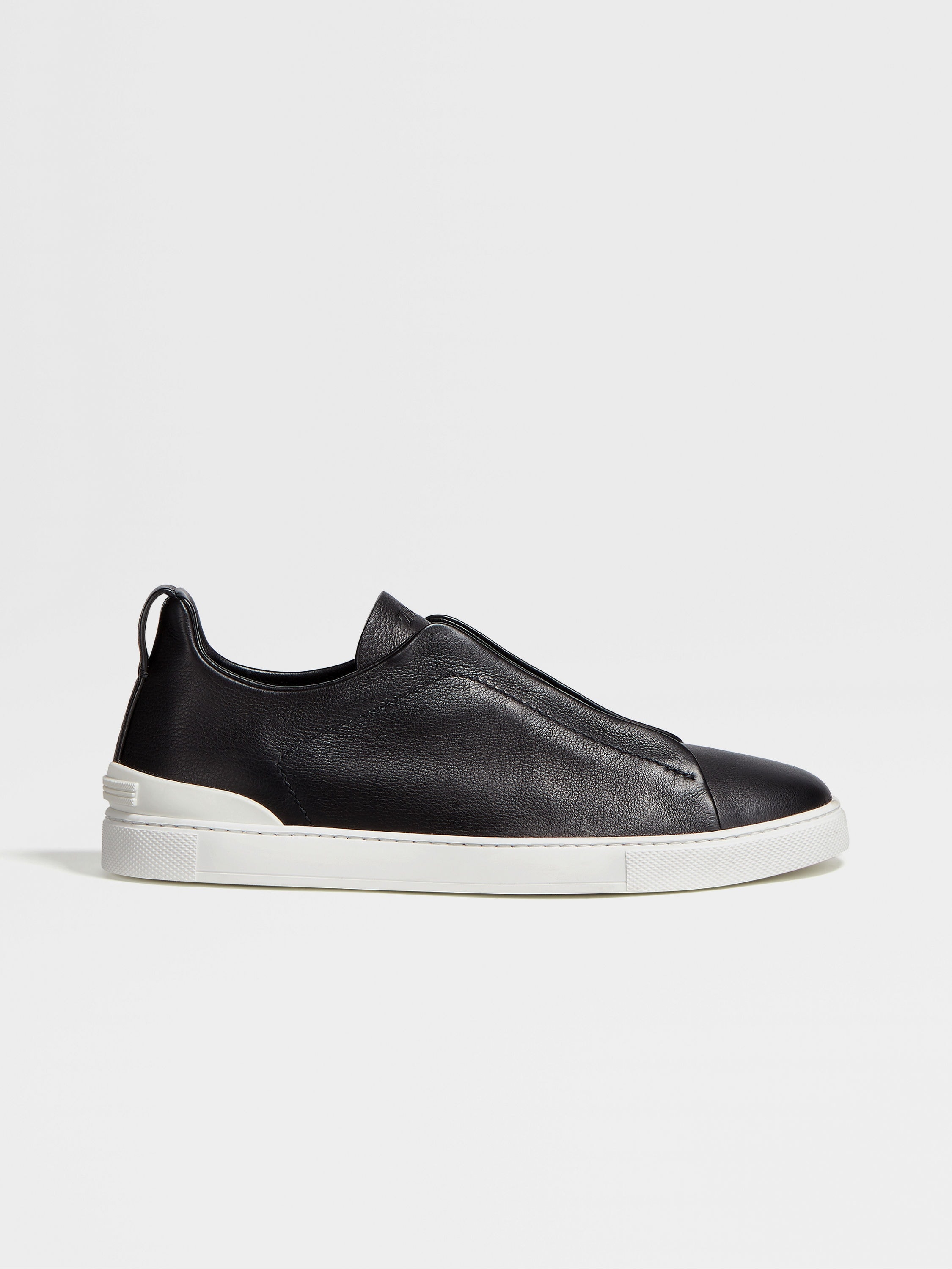 BLACK SECONDSKIN TRIPLE STITCH™ SNEAKERS - 6