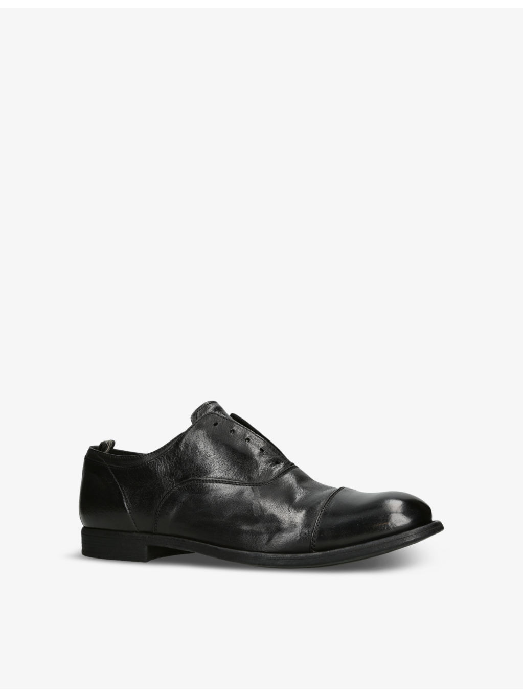 Chronicle laceless leather Derby shoes - 3
