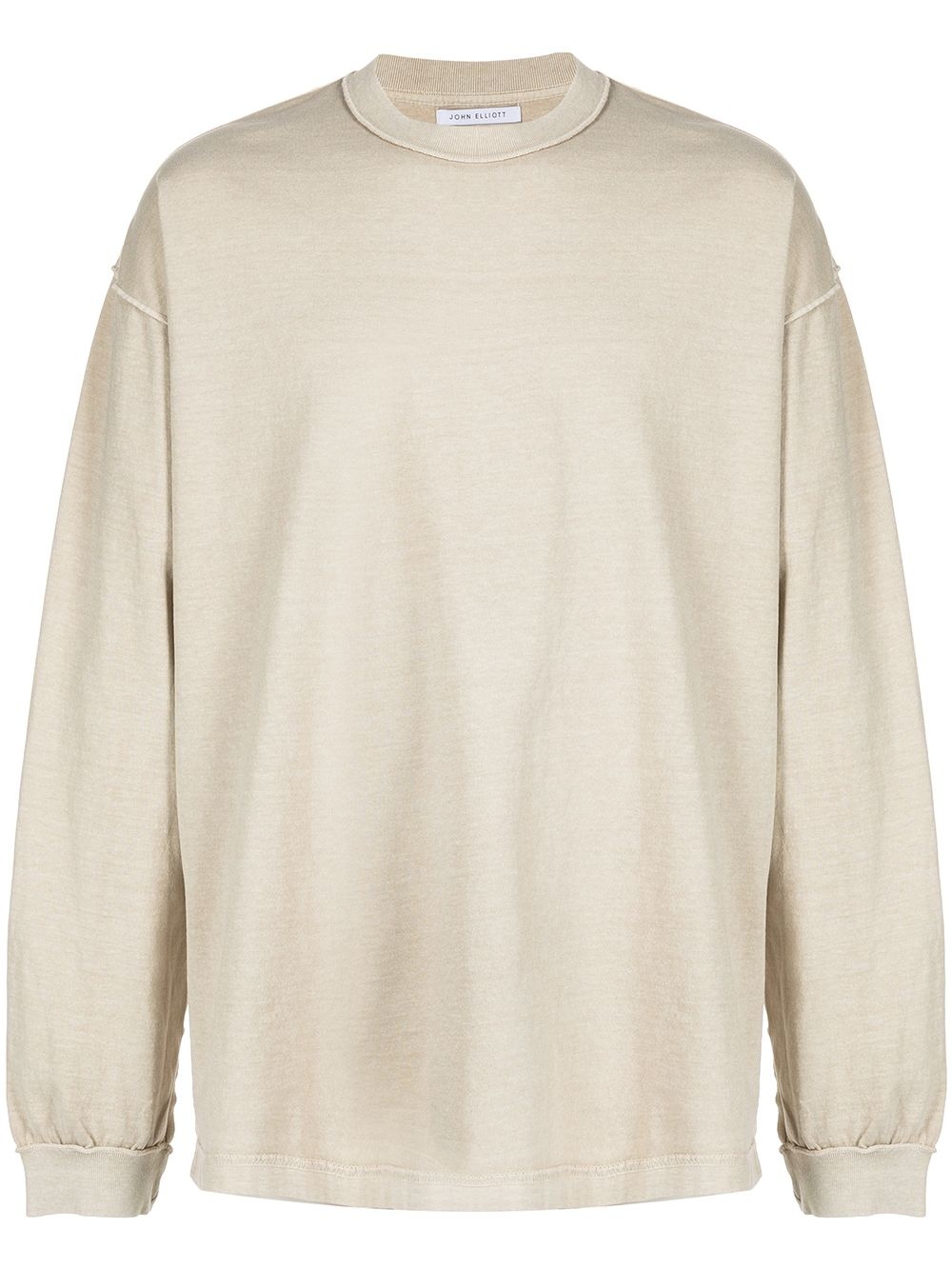 reversed oversized sweatshirt - 1