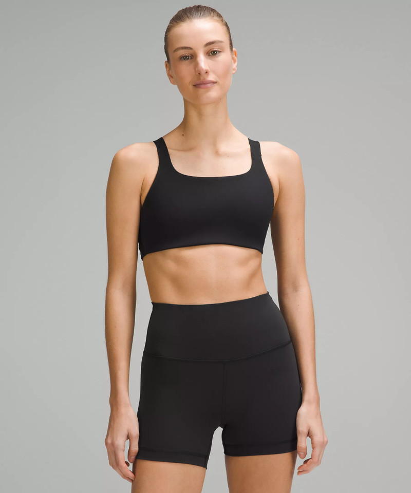 Ultralu Square-Neck Workout Bra *Medium Support, B/C Cup 1