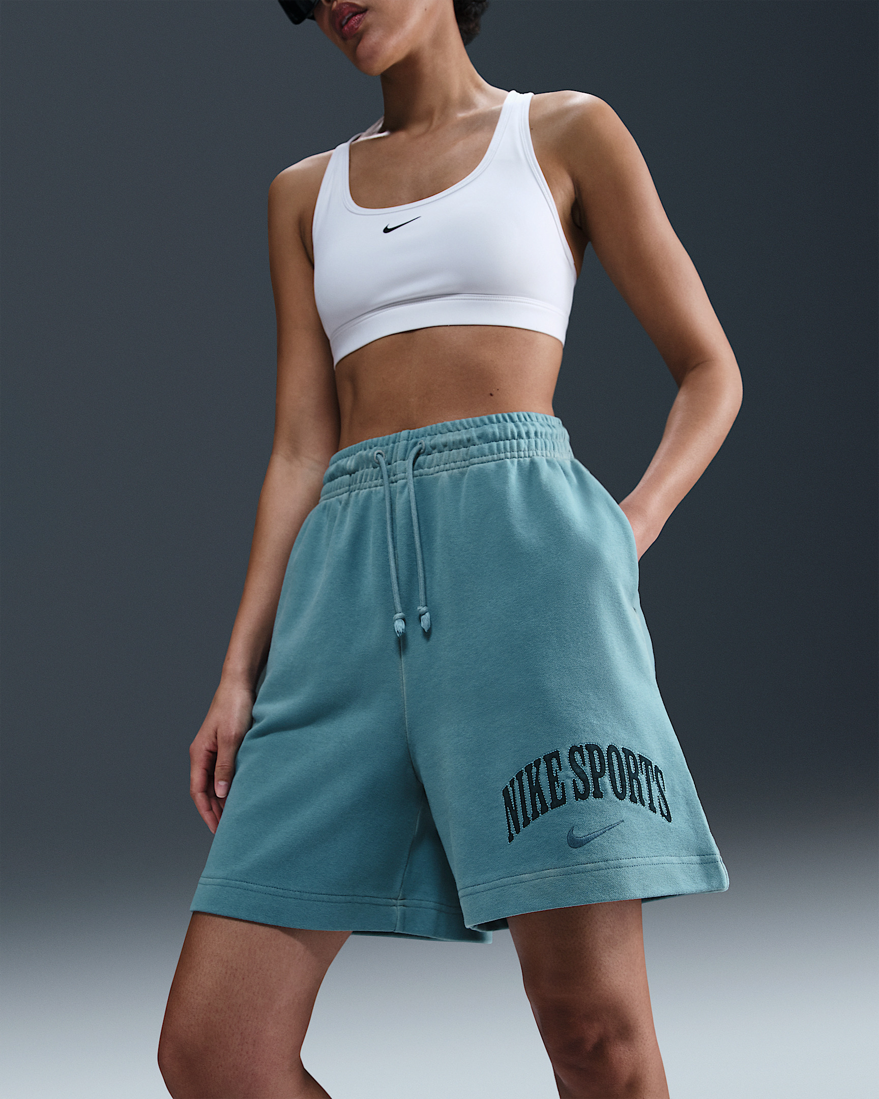 Nike Sportswear Phoenix Fleece Women's High-Waisted French Terry Shorts - 2