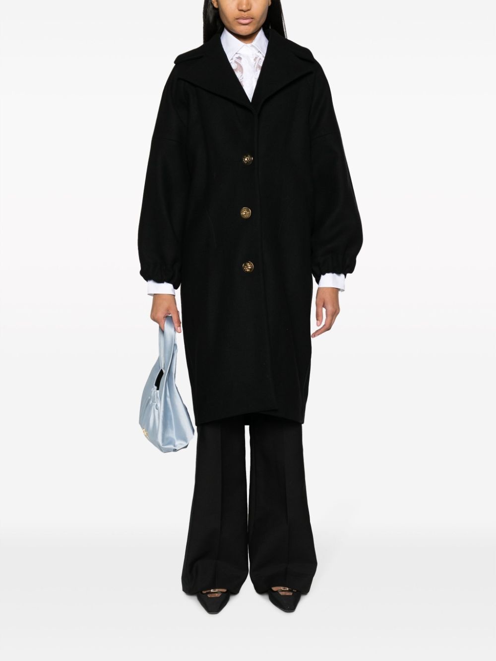 Elliptic wool-blend coat - 2