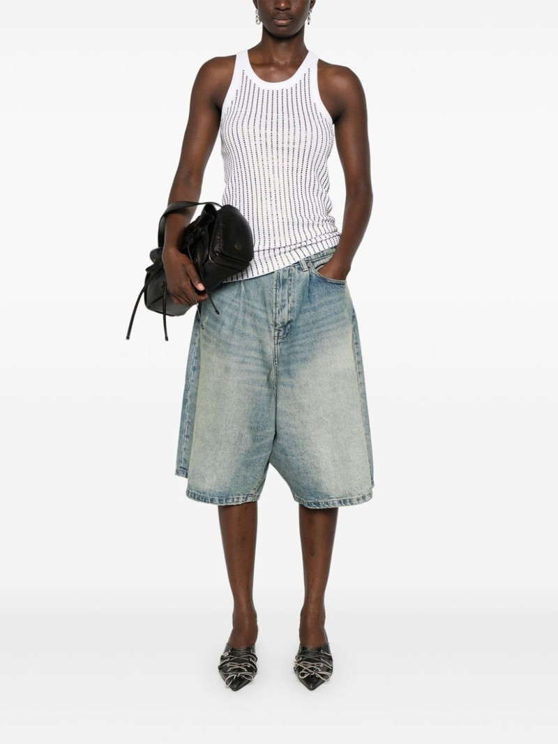 R13 Jesse denim bermuda shorts outlook