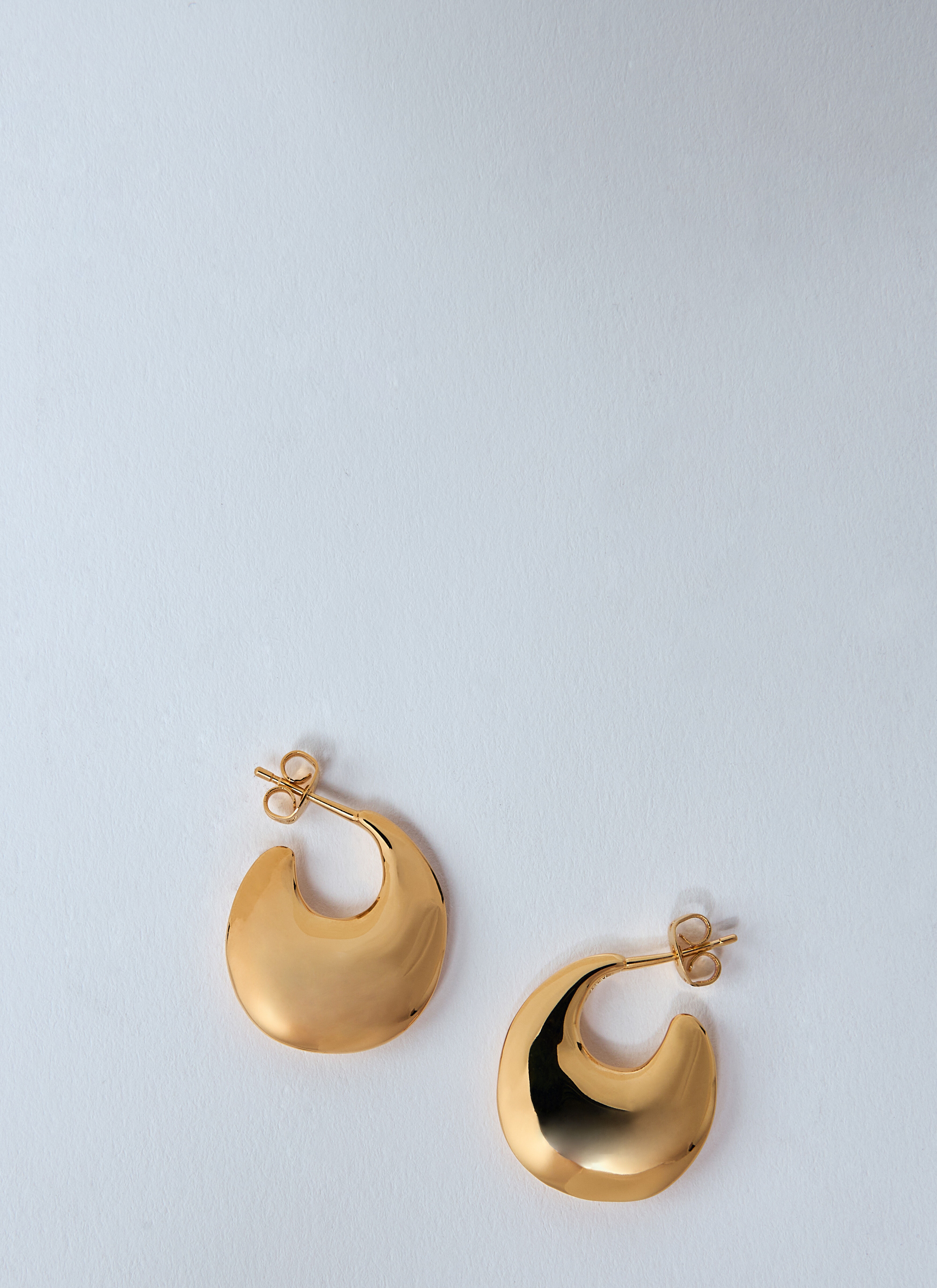 Teardrop Hoop Earrings - 3