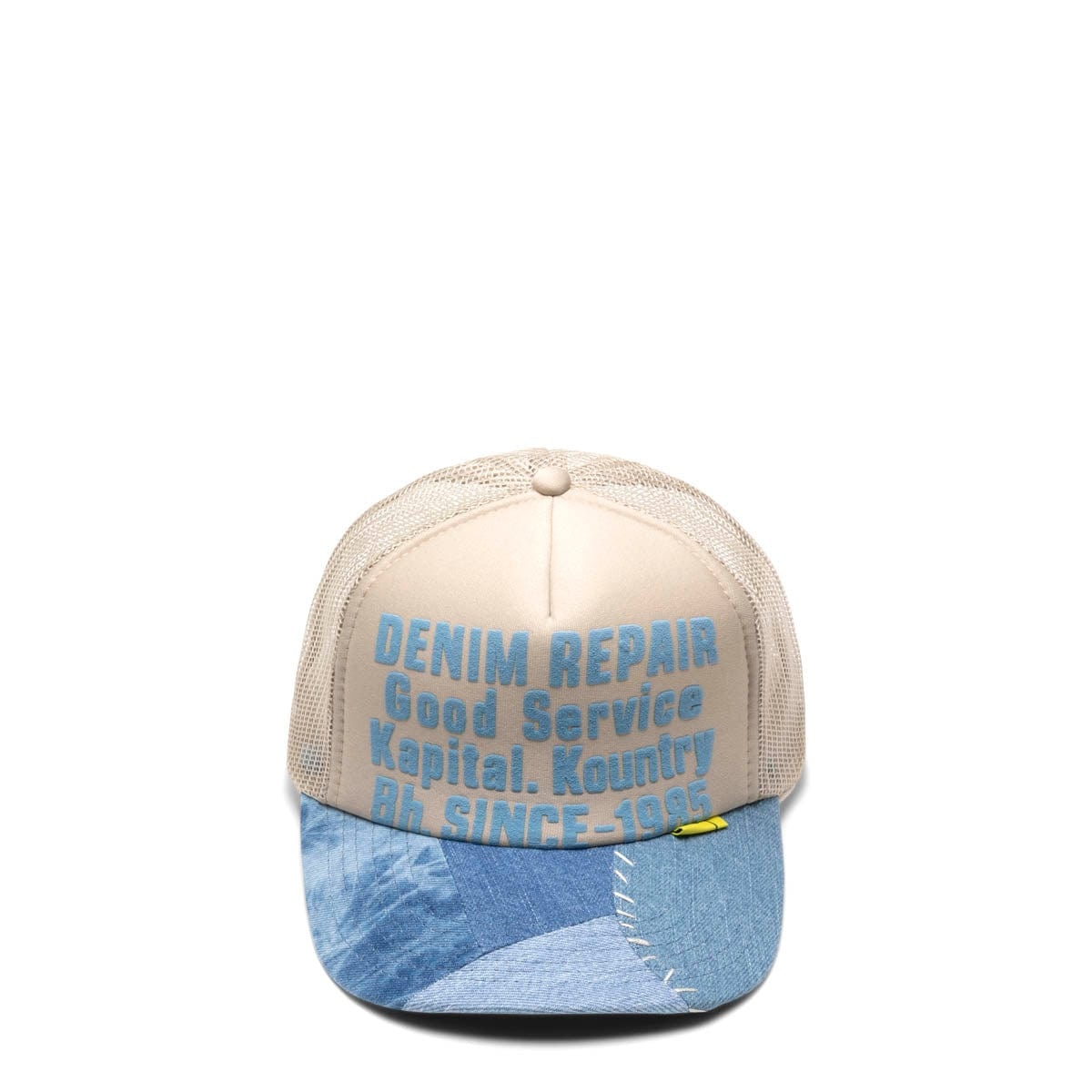 DENIM REPAIR SERVICE DENIM-RECONSTRUCT TRUCKER CAP - 1