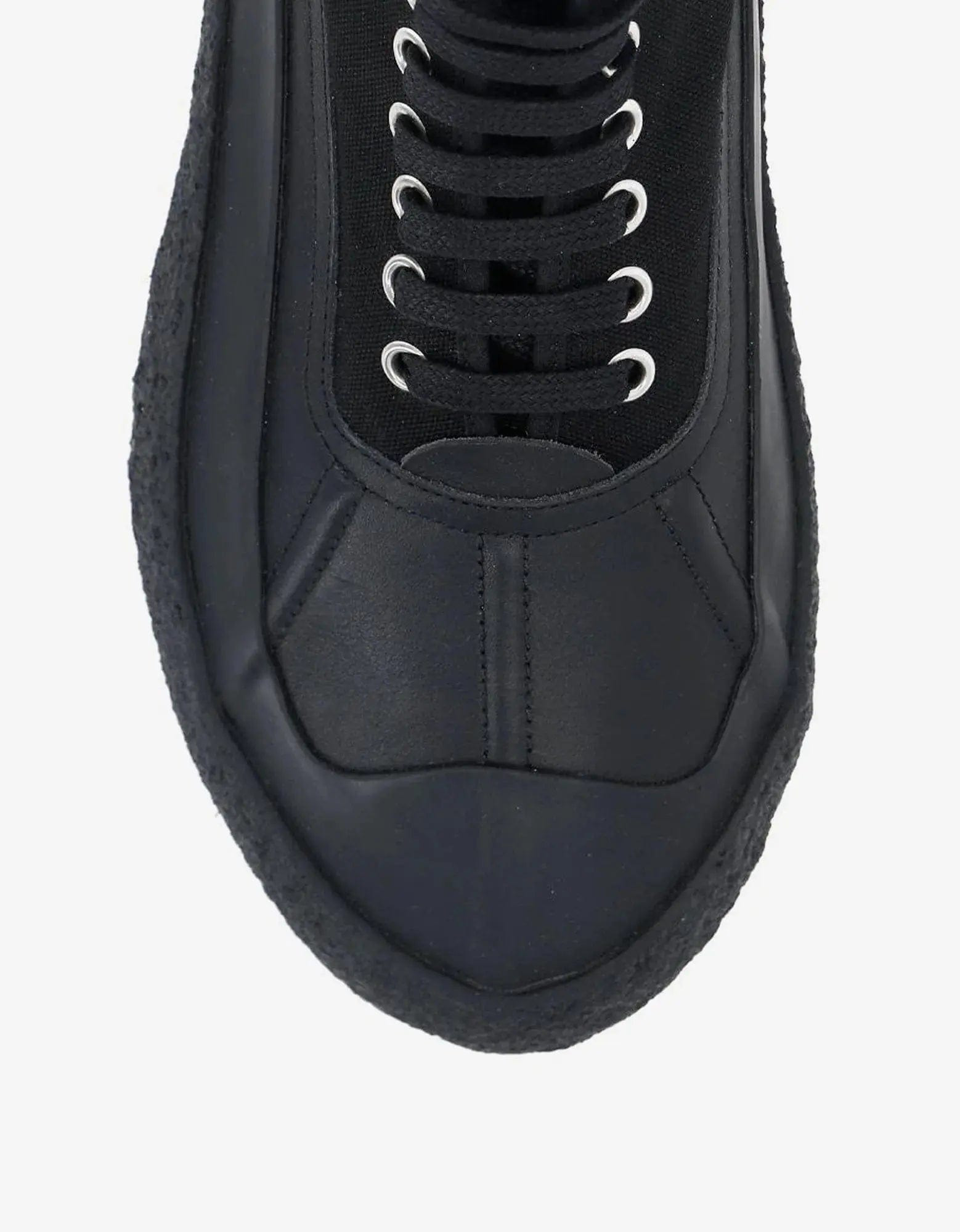 Jil Sander Black High Top Trainers - 5