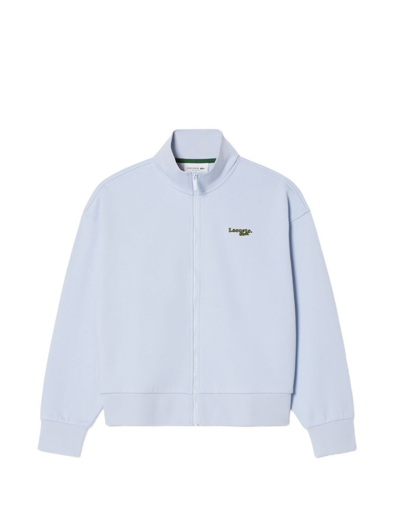 zip-up collared sweatshirt 1