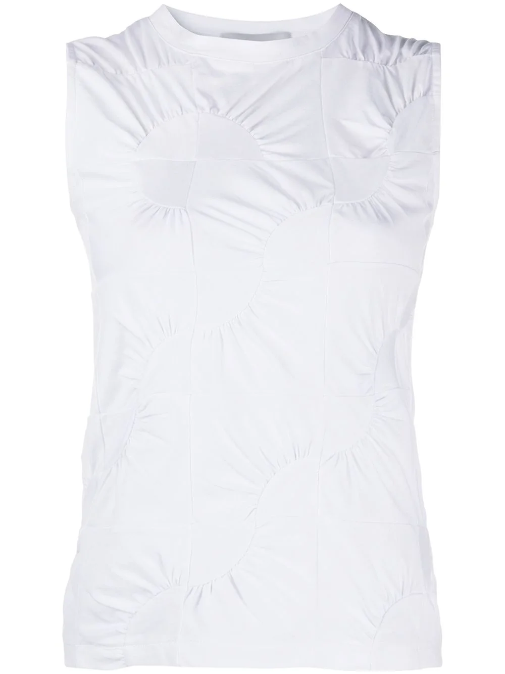 gathered detail vest - 1