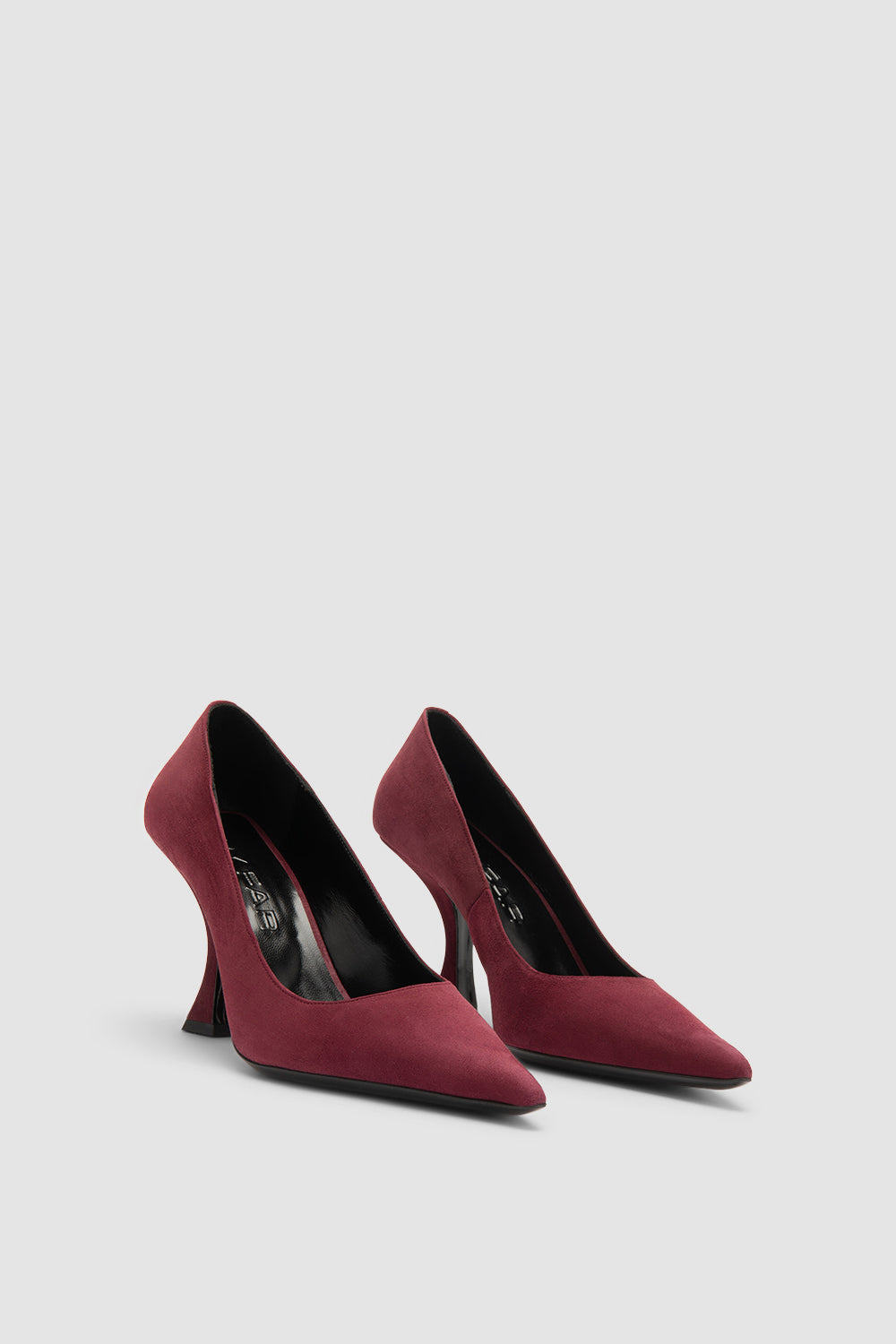 Viva Sour Cherry Suede Leather Pump - 2