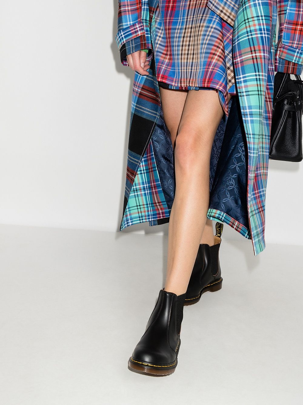 Vintage round-toe leather boots - 3
