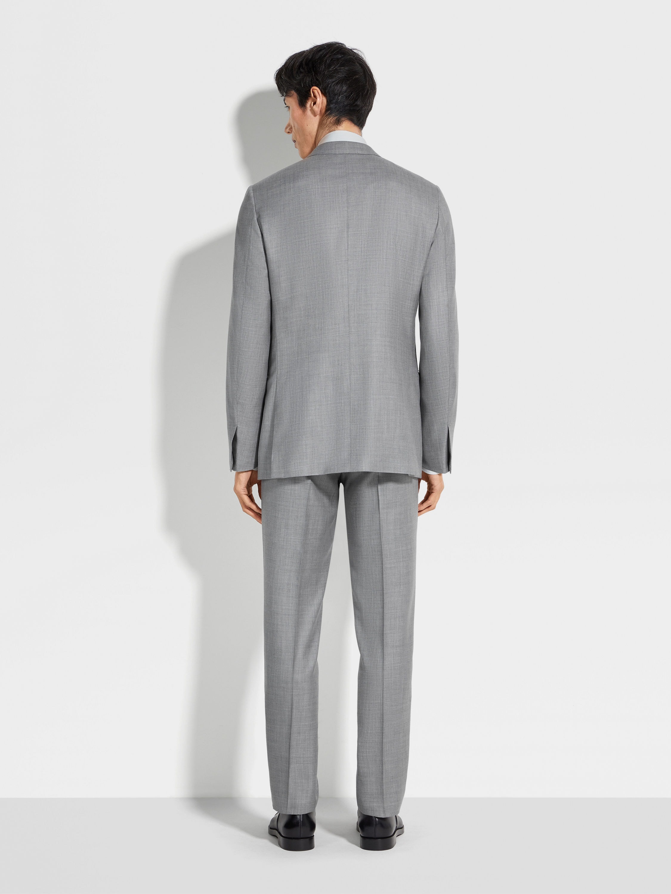 LIGHT GREY OASI CASHMERE SUIT - 4