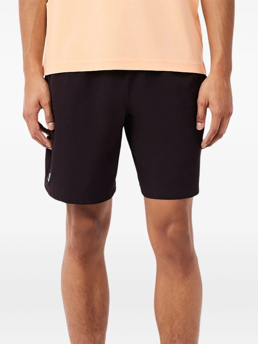 drawstring-waistband shorts - 1