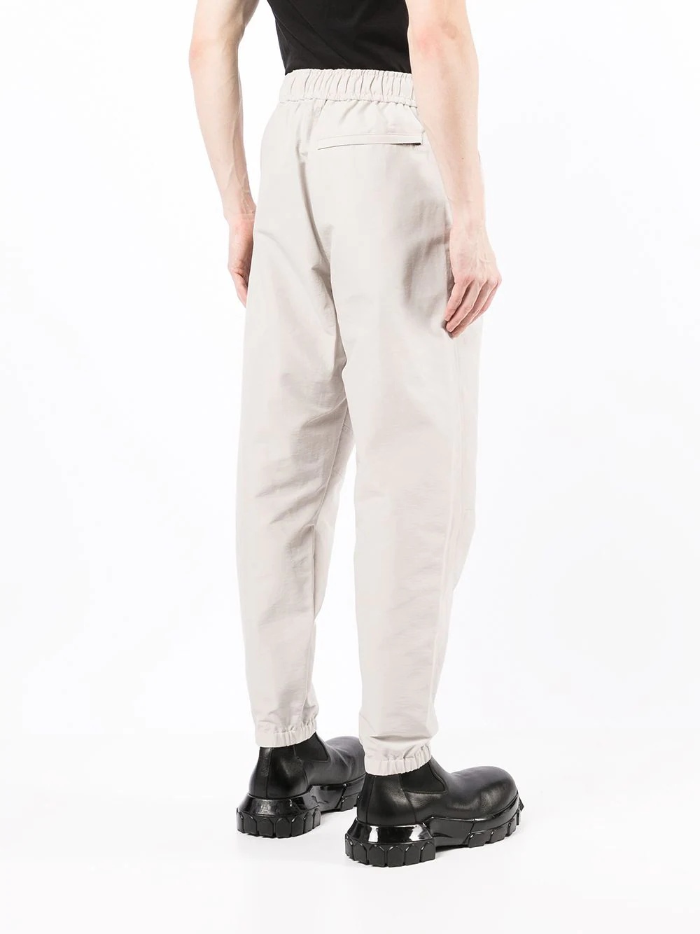 elasticated-waist trousers - 4