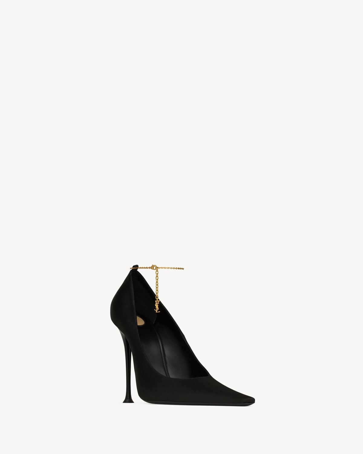 RÉGINE PUMPS IN SATIN CREPE - 3