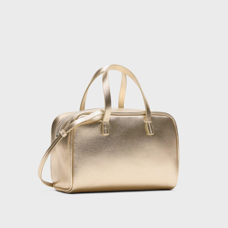 Mini Pillow Bag in Metallic Leather 4