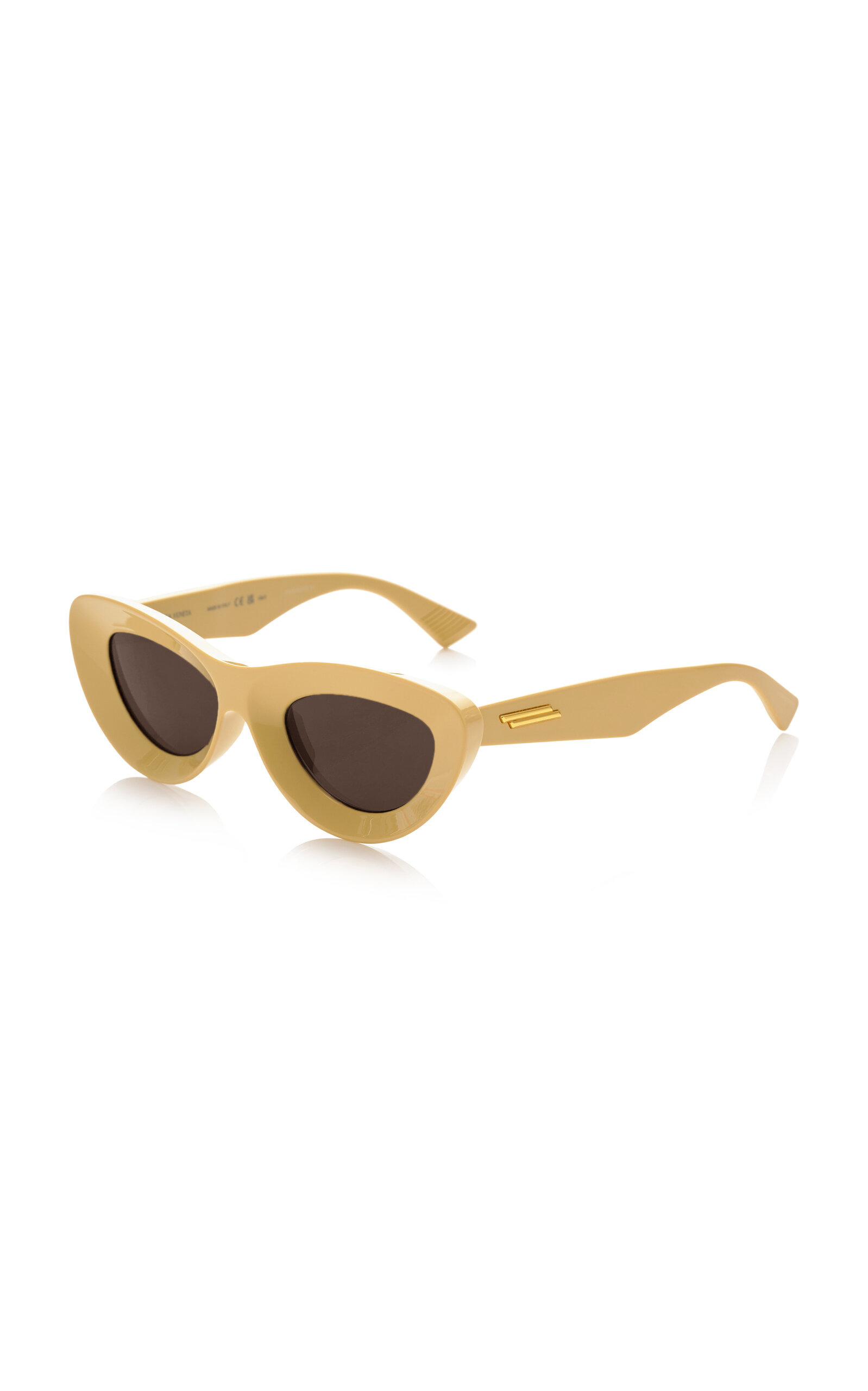 Avant Garde Cat-Eye Acetate Sunglasses yellow - 3