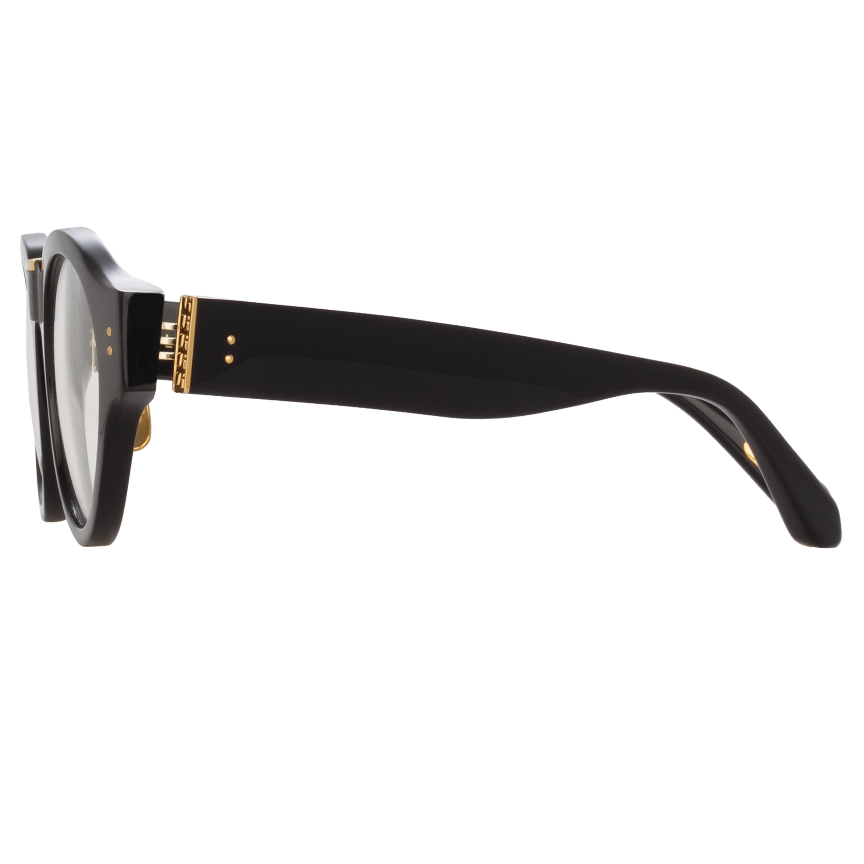 LEON ANGULAR OPTICAL FRAME IN BLACK - 4