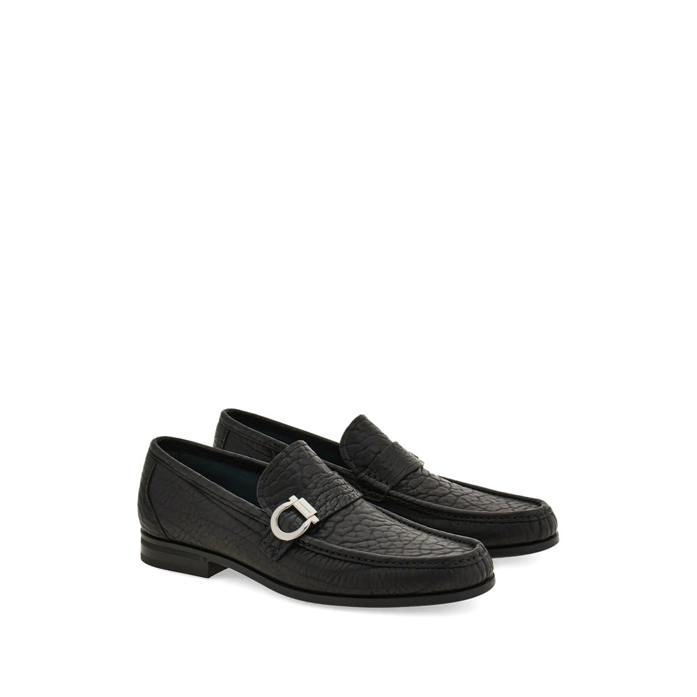 Ferragamo Black Loafers Men - 5