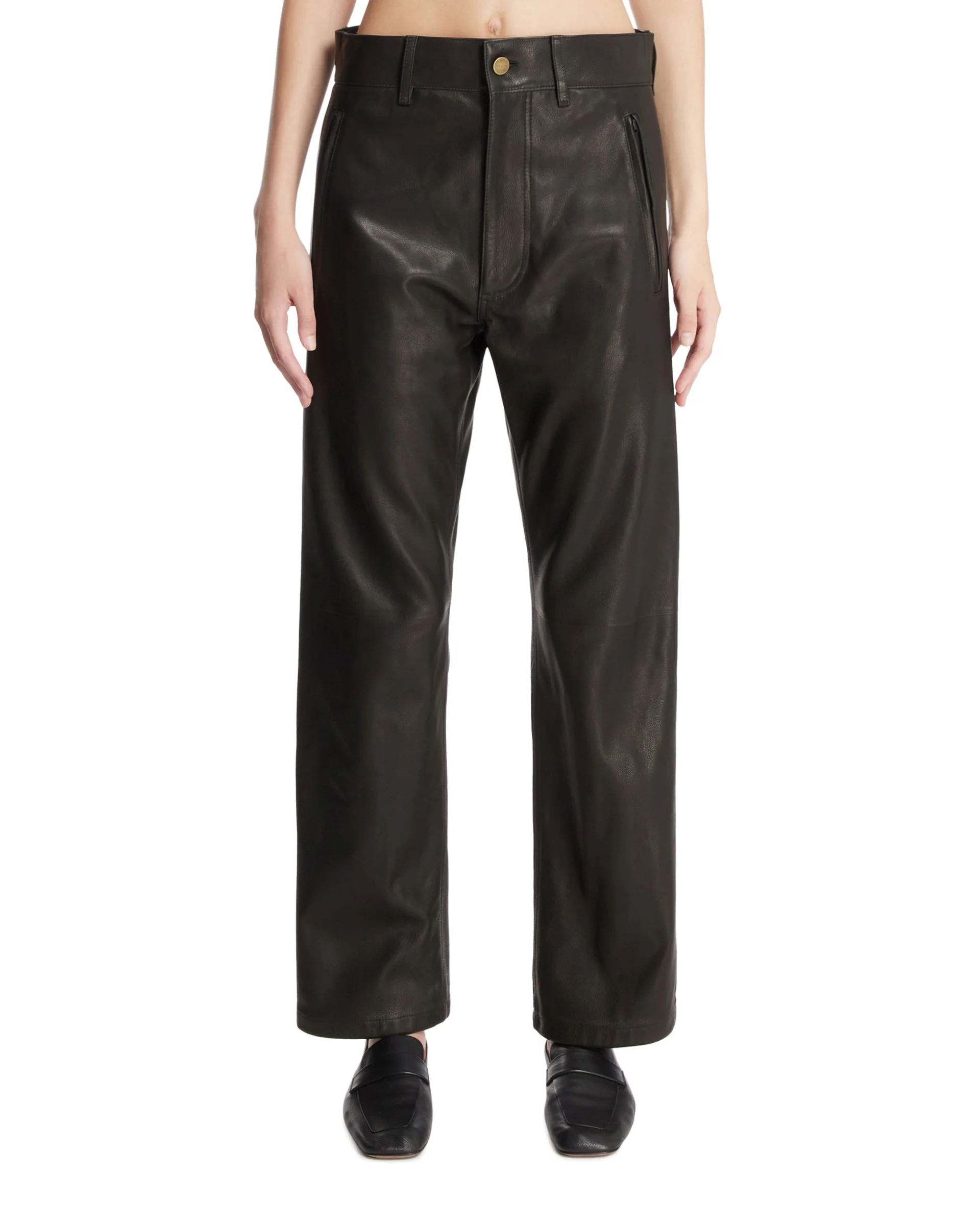 Black Leather Pants - 1