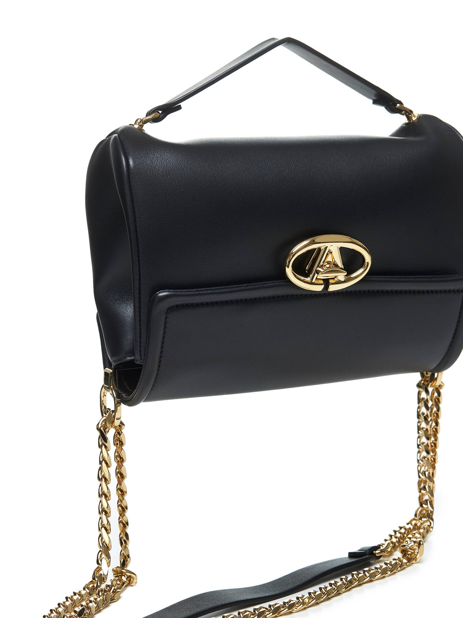 Valentino Garavani Women Vlogo The Bold Leather Medium Bag - 4