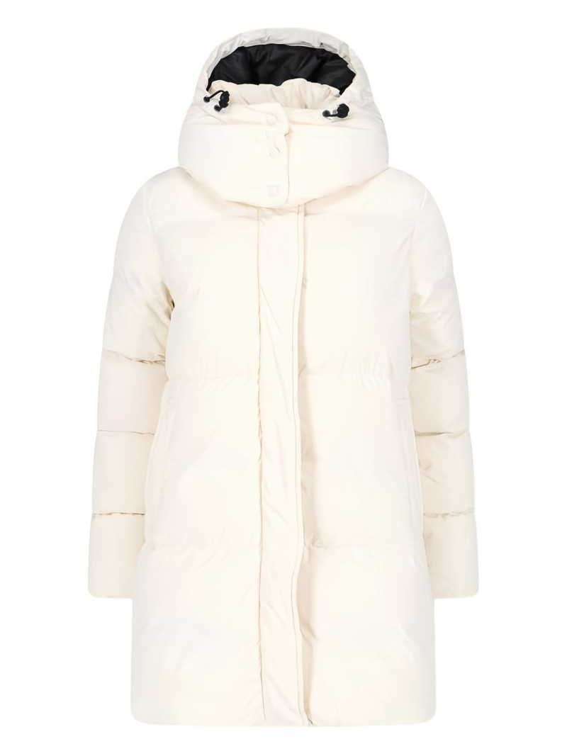 hooded down-padded coat 1