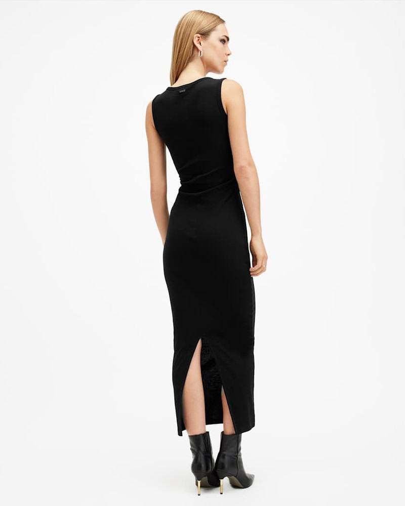 KATARINA BOAT NECK BODYCON FIT MAXI DRESS 2