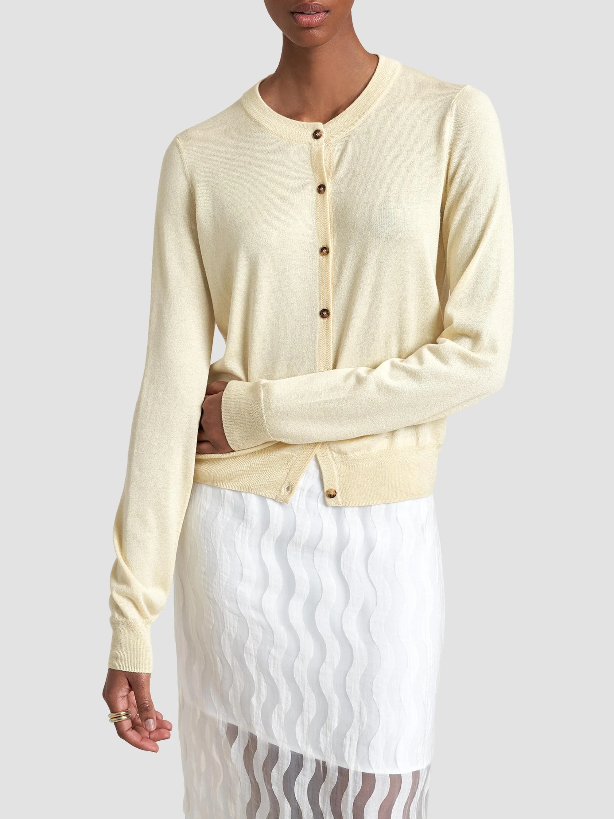 Women's Ben Cardigan - Butter - 1