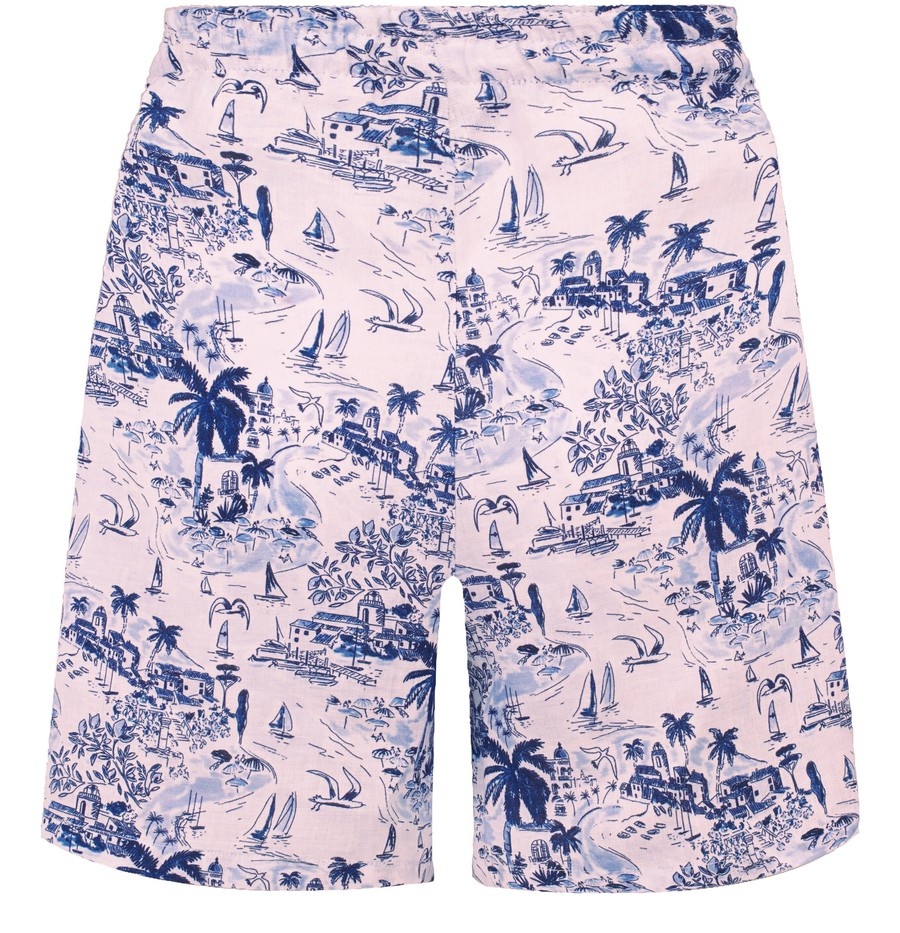 Linen Bermuda Shorts Riviera - 4