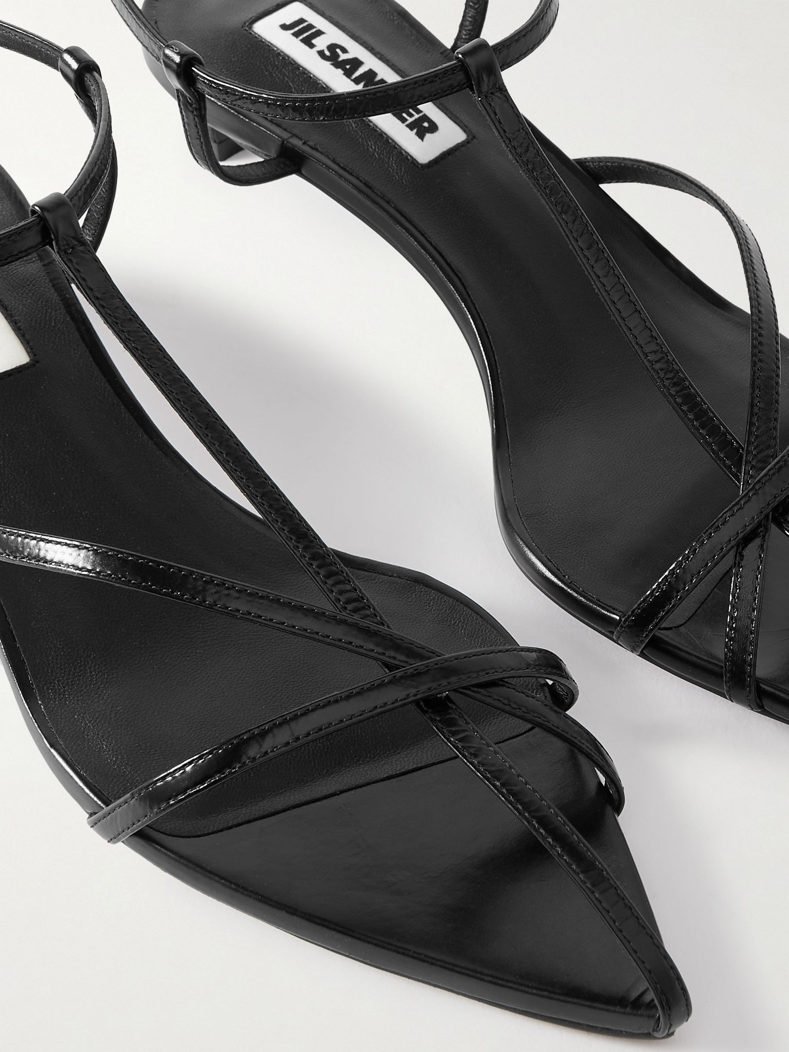 Leather sandals Black - 4