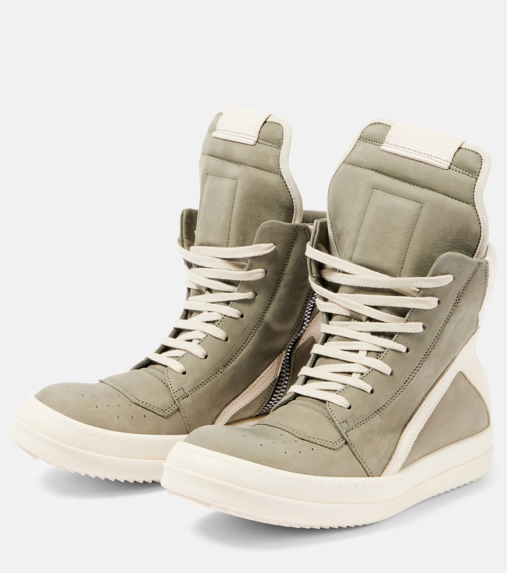 Geobasket leather sneaker - 4