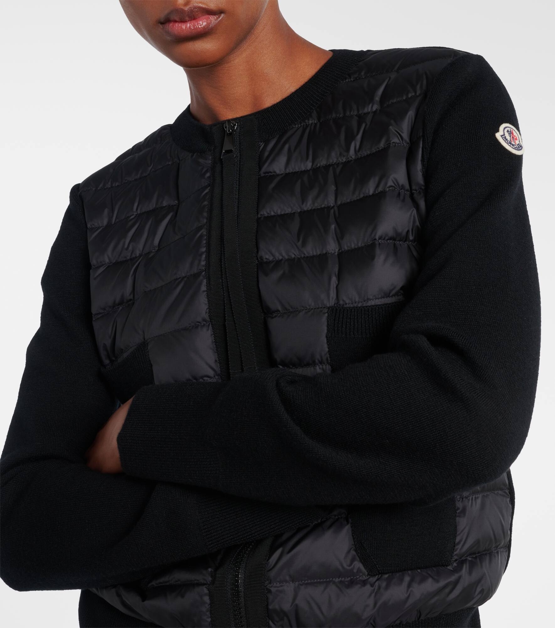 Down-paneled cardigan - 5
