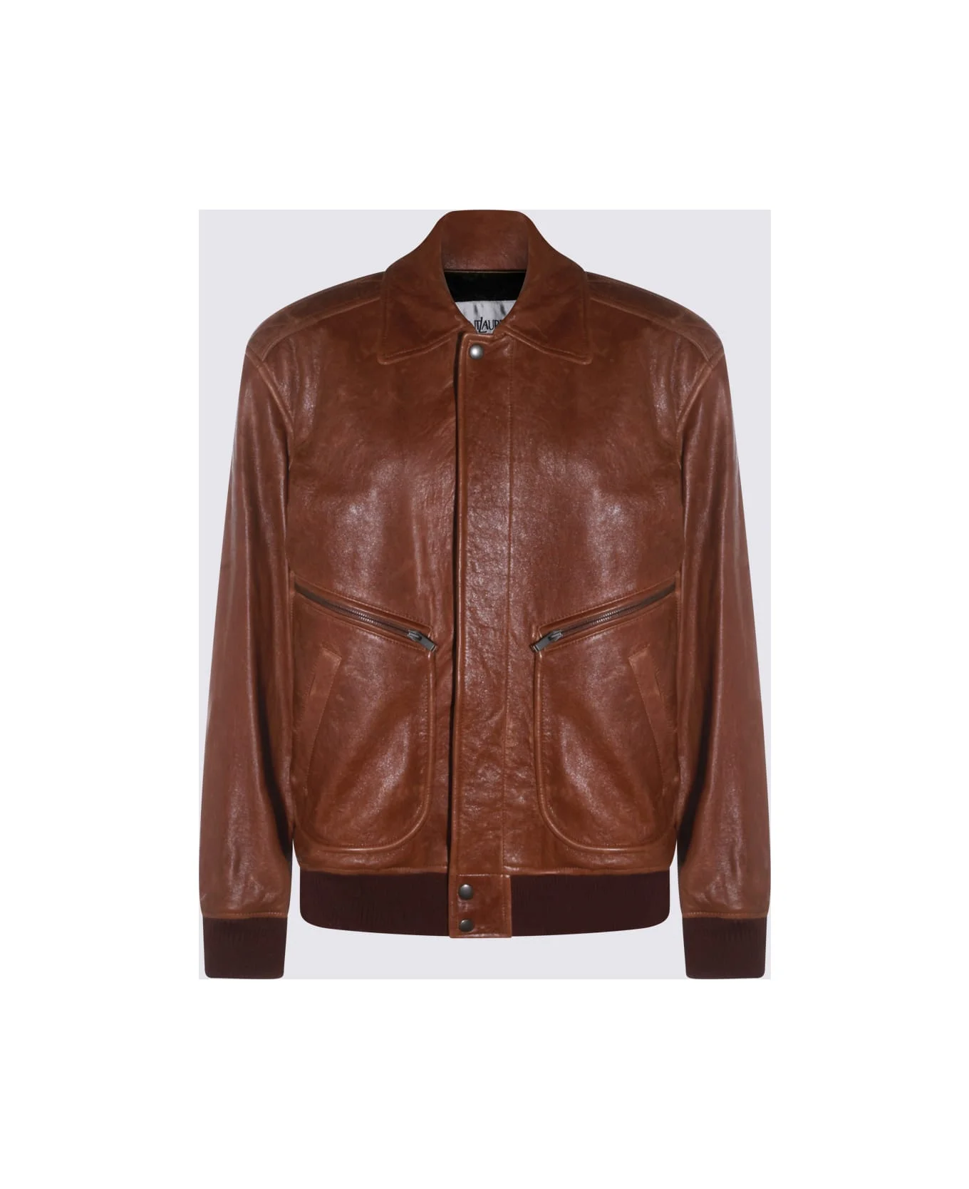 Brown Leather Jacket - 1