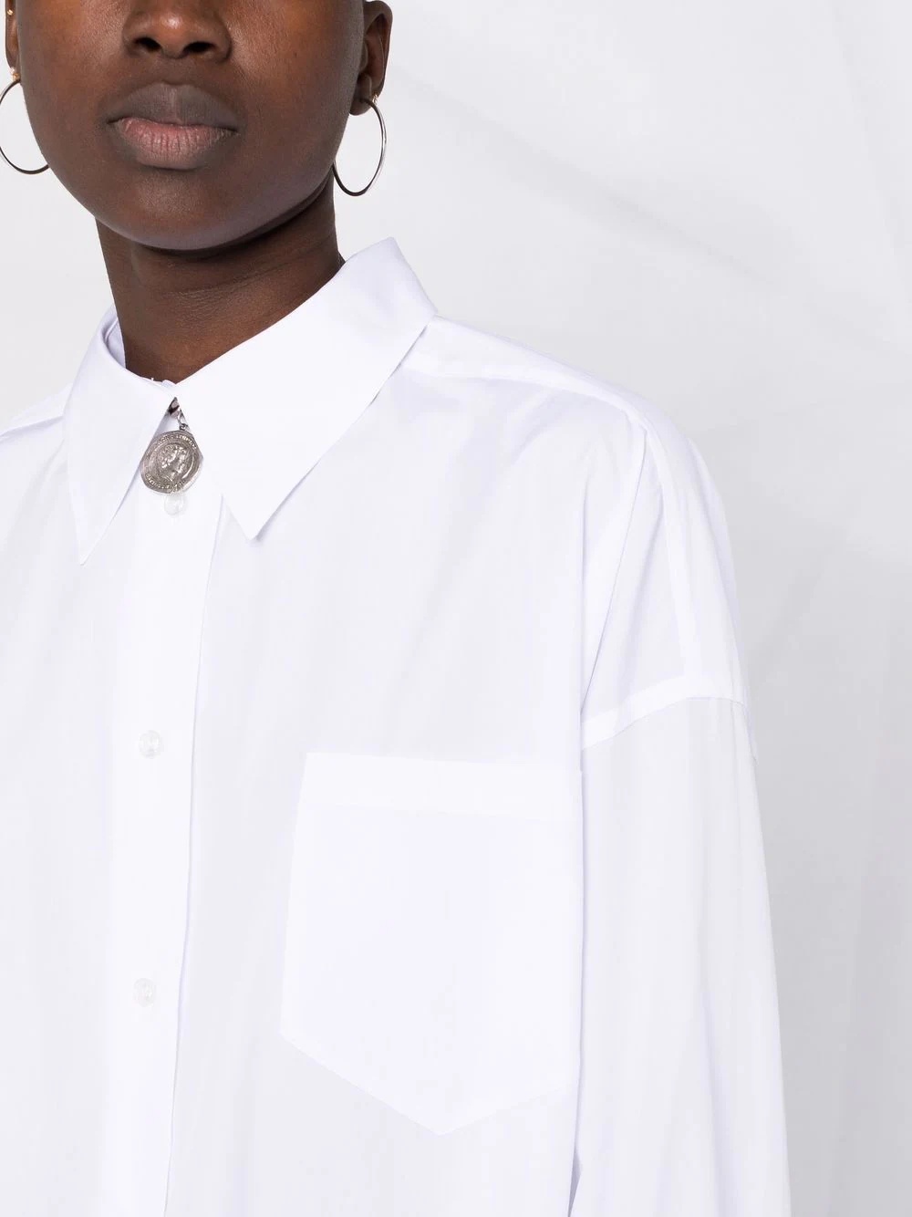oversized cotton shirt - 5