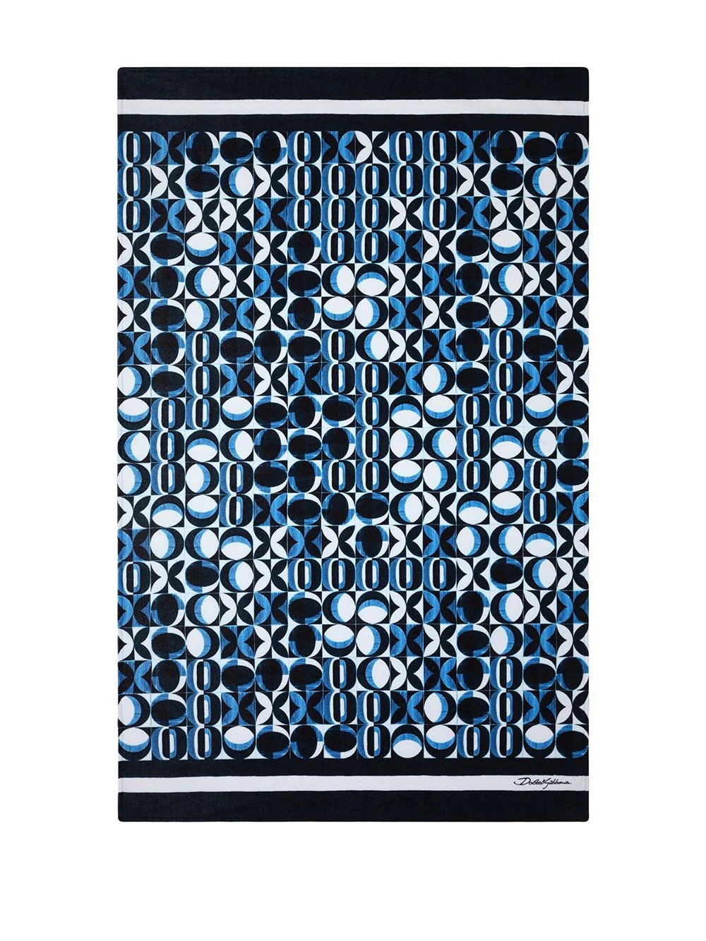 geometric-print beach towel - 2