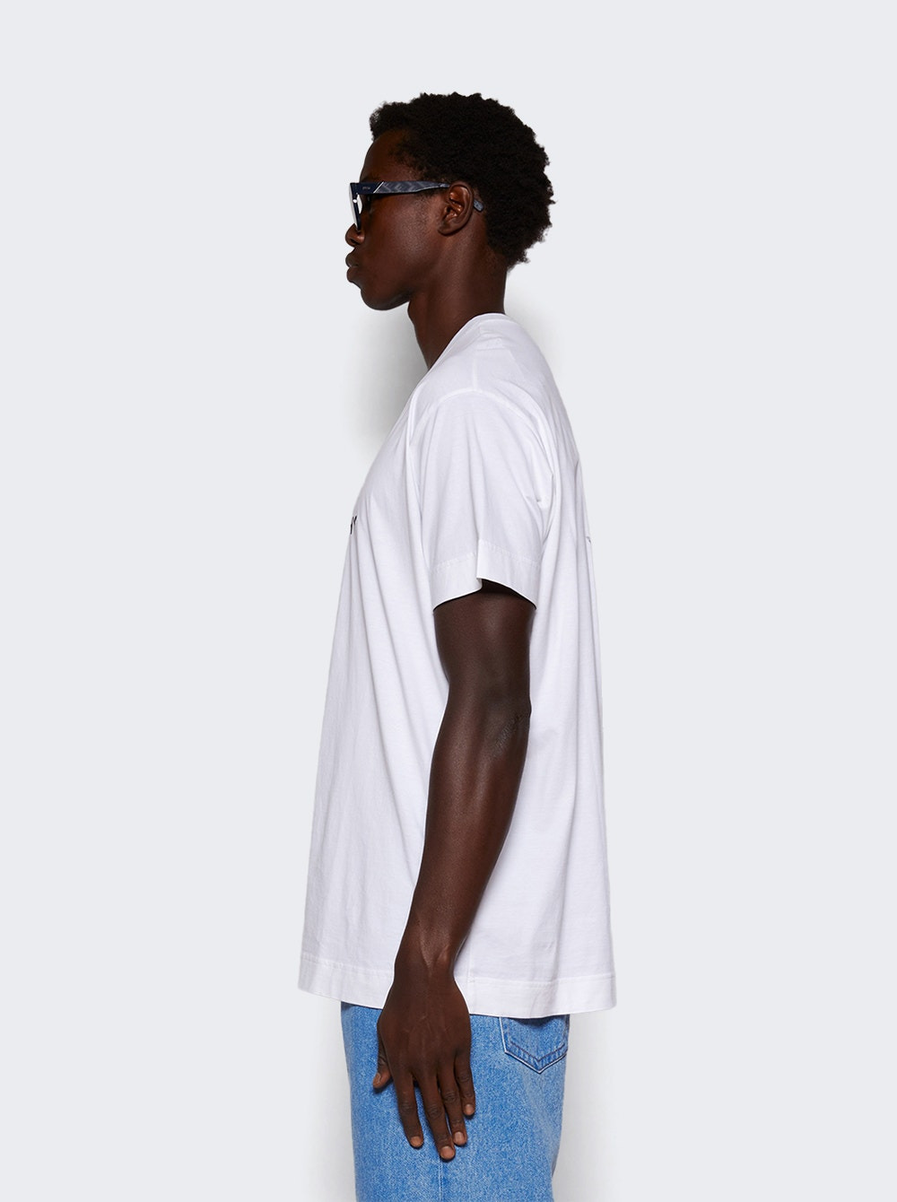 Reverse Print Tee White - 4