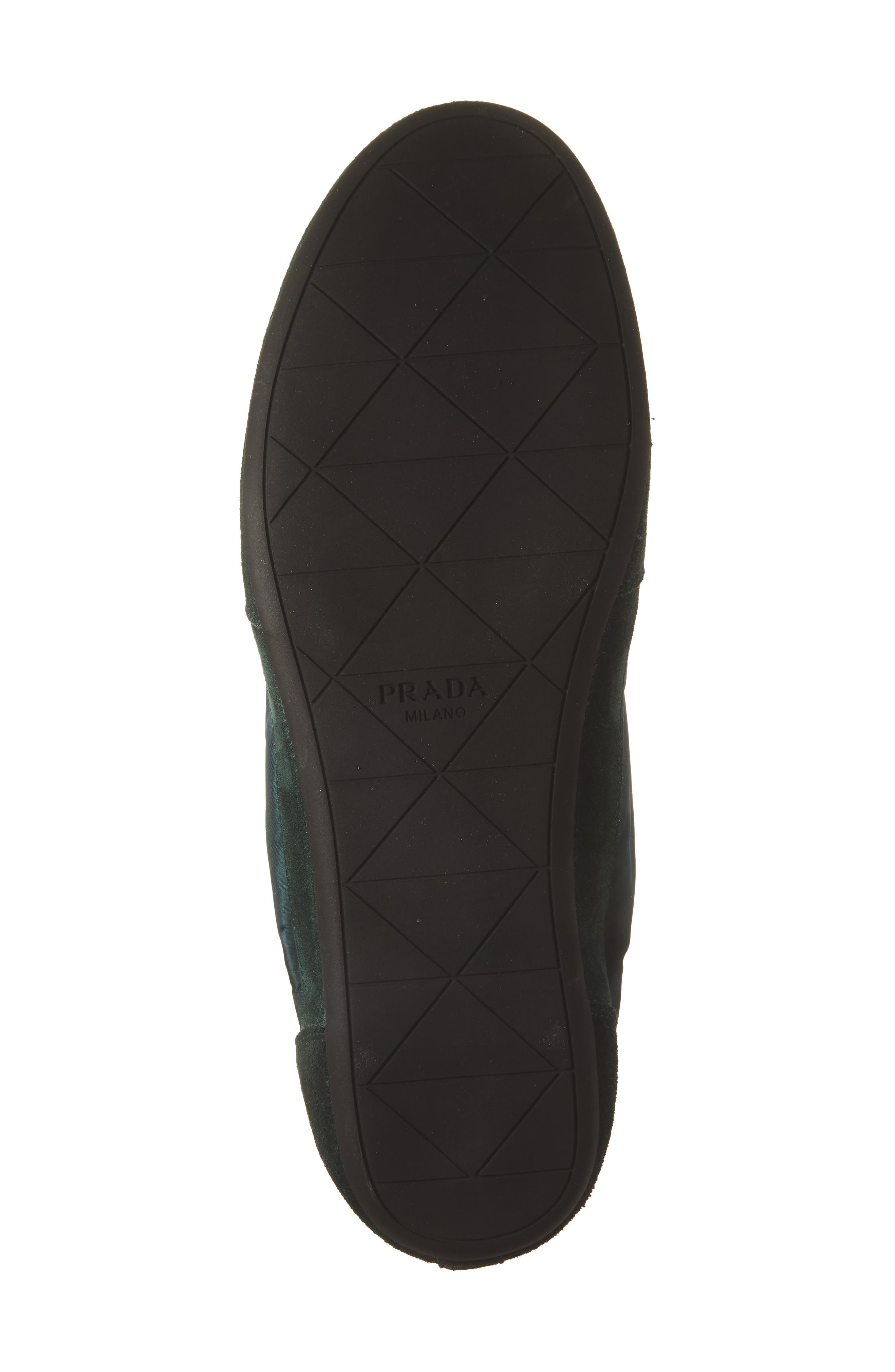 Prada Collapse Mixed Media Low Top Sneaker in Abete at Nordstrom - 6