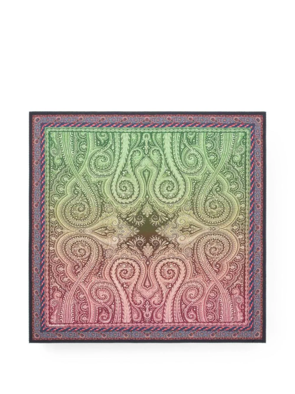 Cialda paisley-print silk scarf - 1