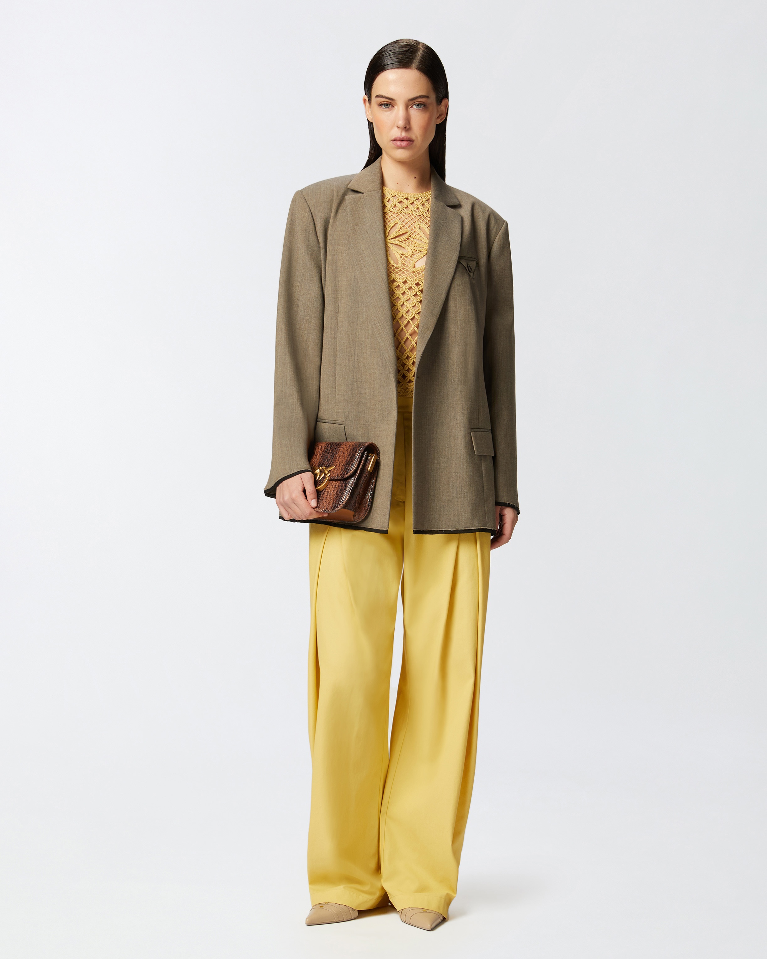 WIDE-LEG TROUSERS WITH WAIST STRAPS - 2