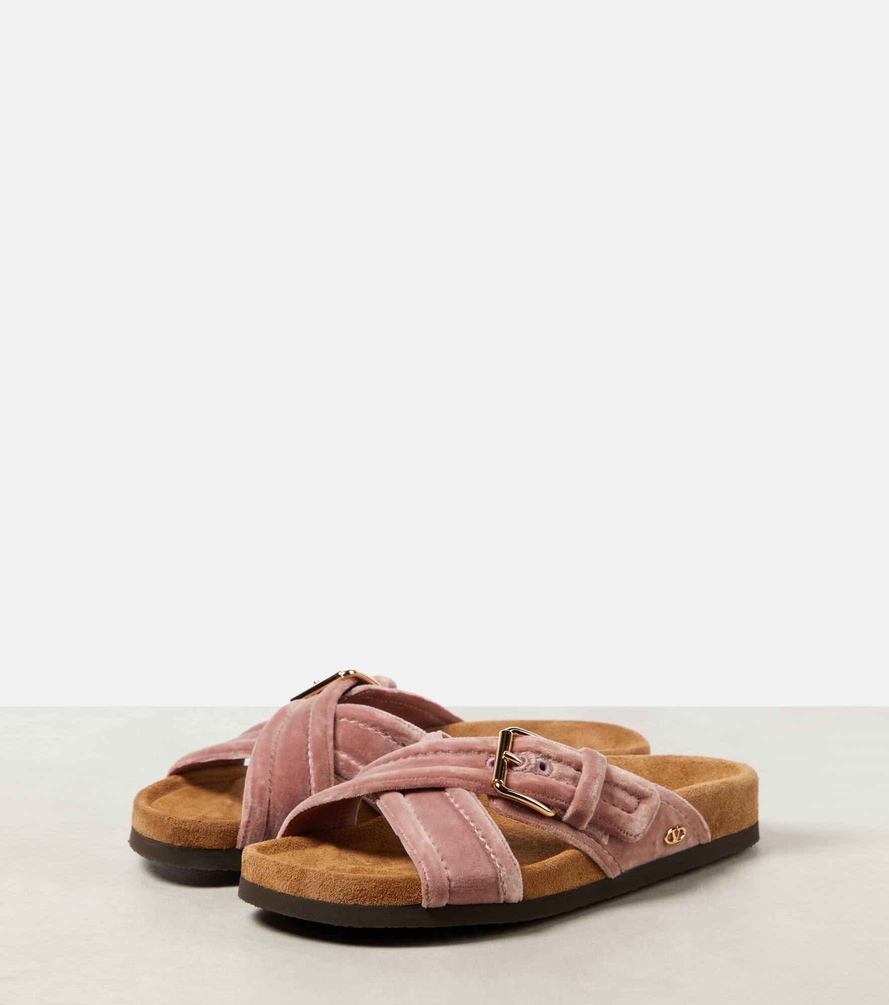 Fussfriend velvet sandals - 5