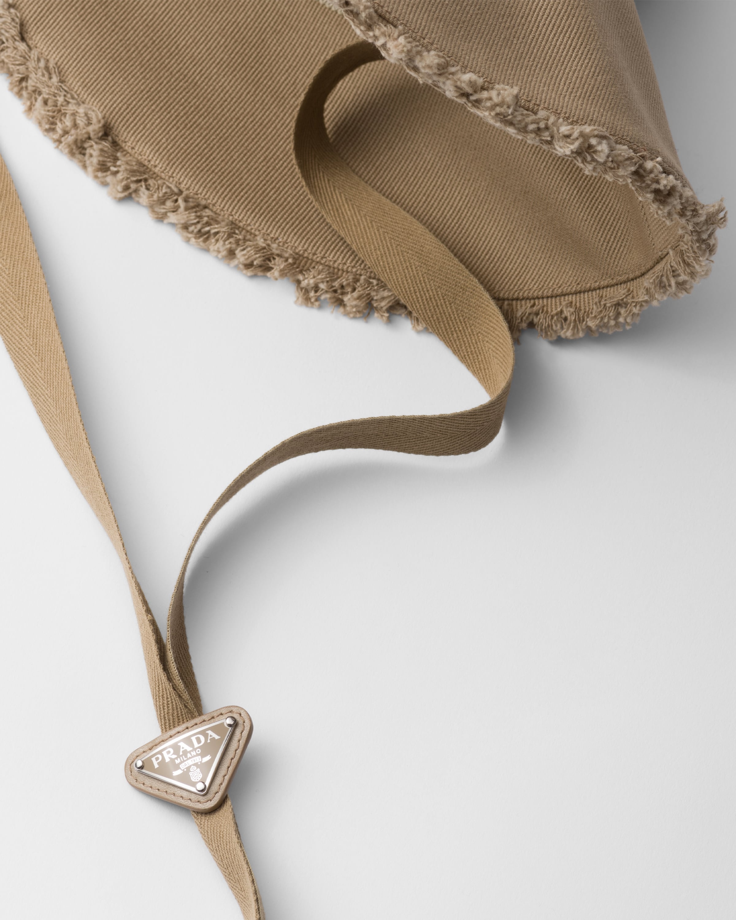 Wide-brimmed drill bucket hat - 3