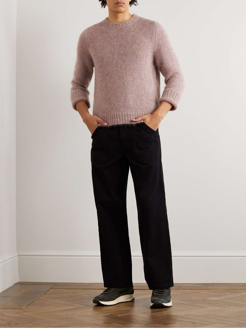 Common Projects Track 80 Leather-Trimmed Suede and Ripstop Sneakers outlook