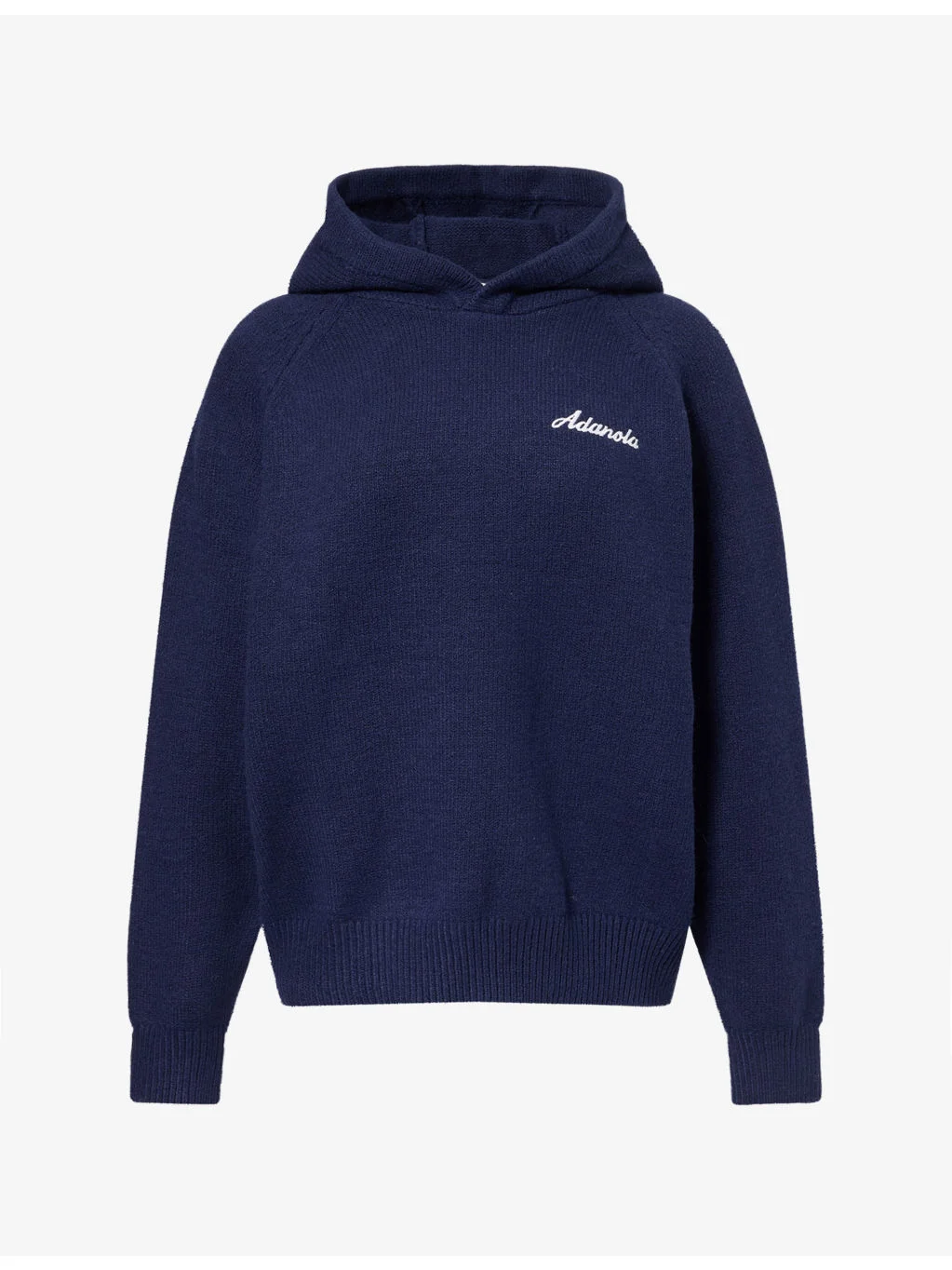 Logo-Embroidered Oversize Cotton-Knit Hoody - 1